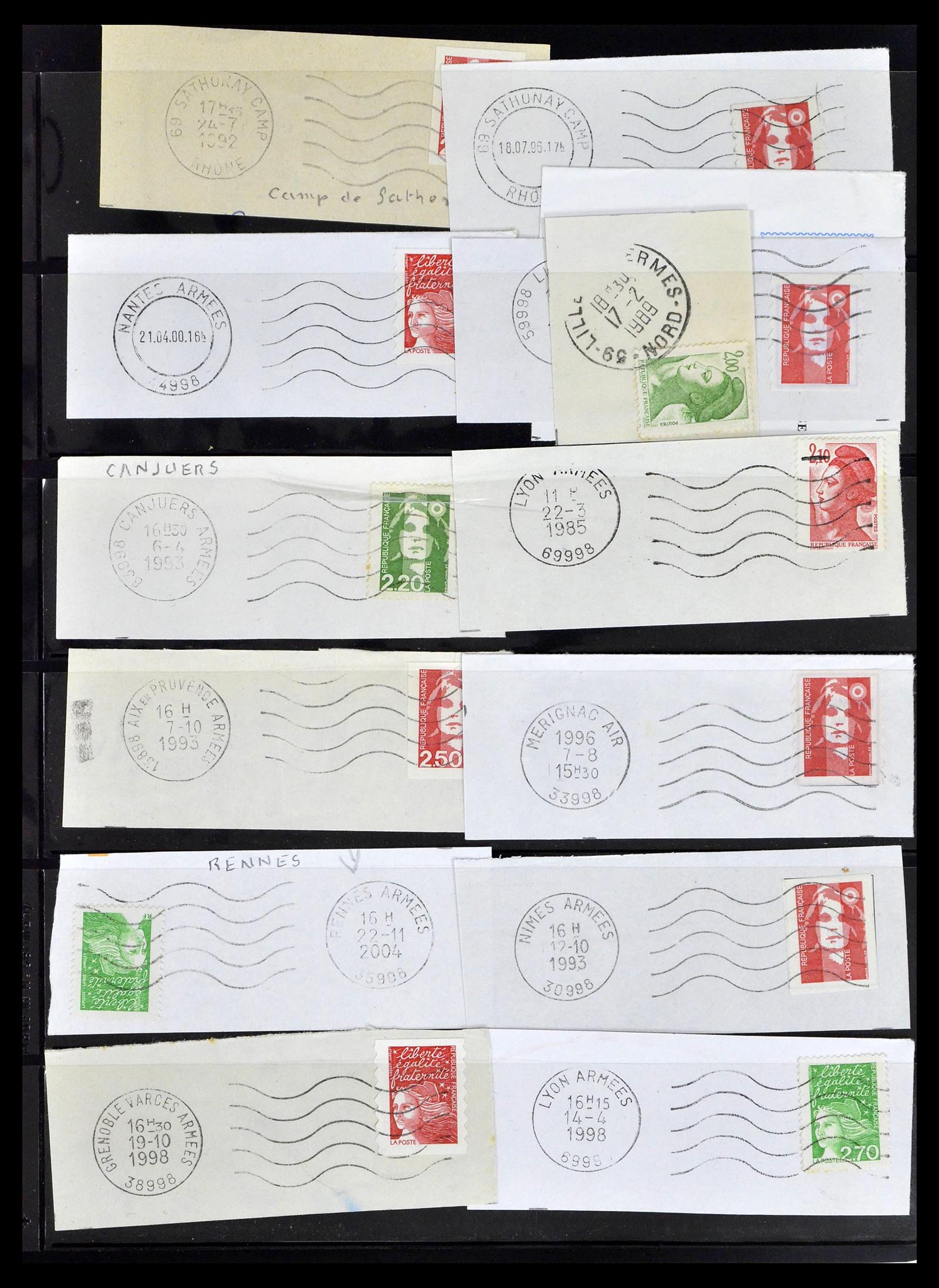 39101 0083 - Stamp collection 39101 France military post 1780(!)-2010.