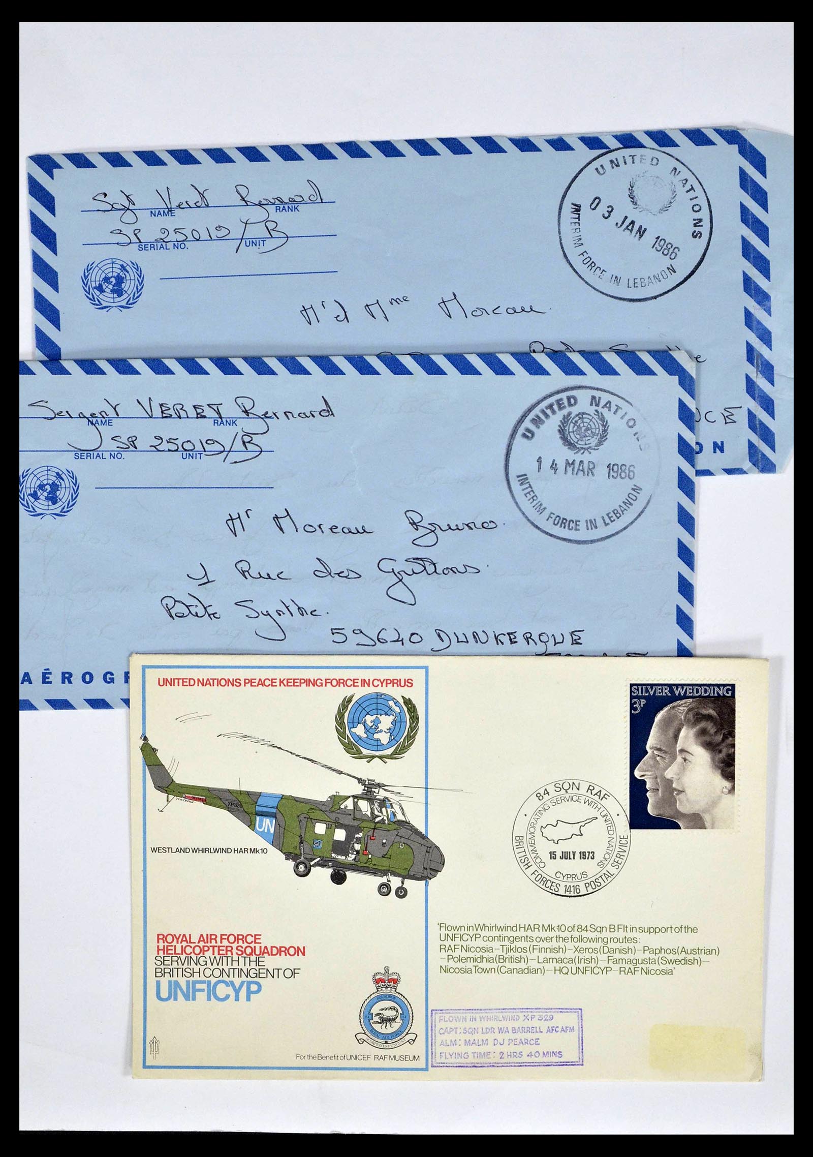 39101 0095 - Stamp collection 39101 France military post 1780(!)-2010.