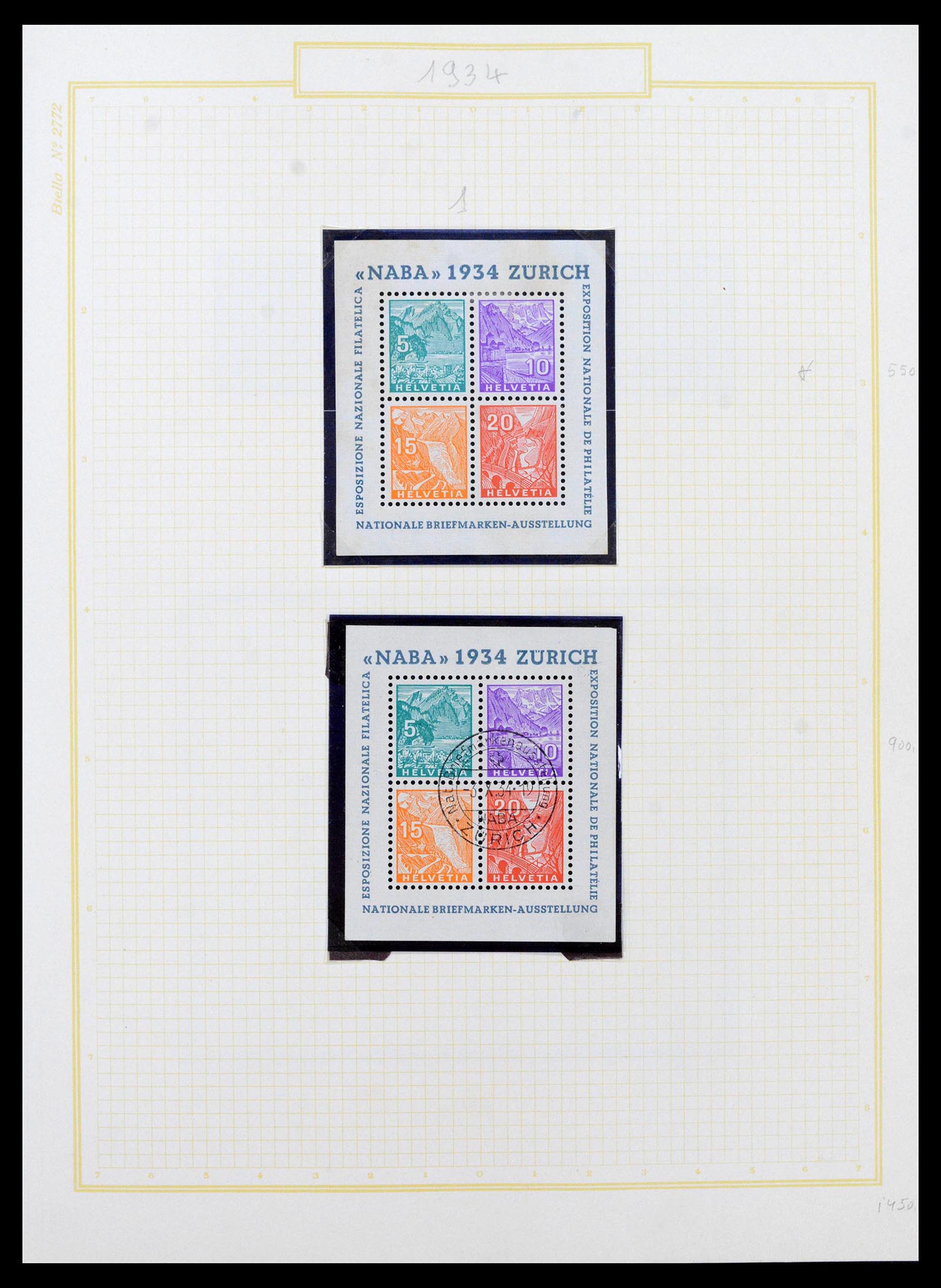 39103 0002 - Stamp collection 39103 Switzerland 1920-1988.