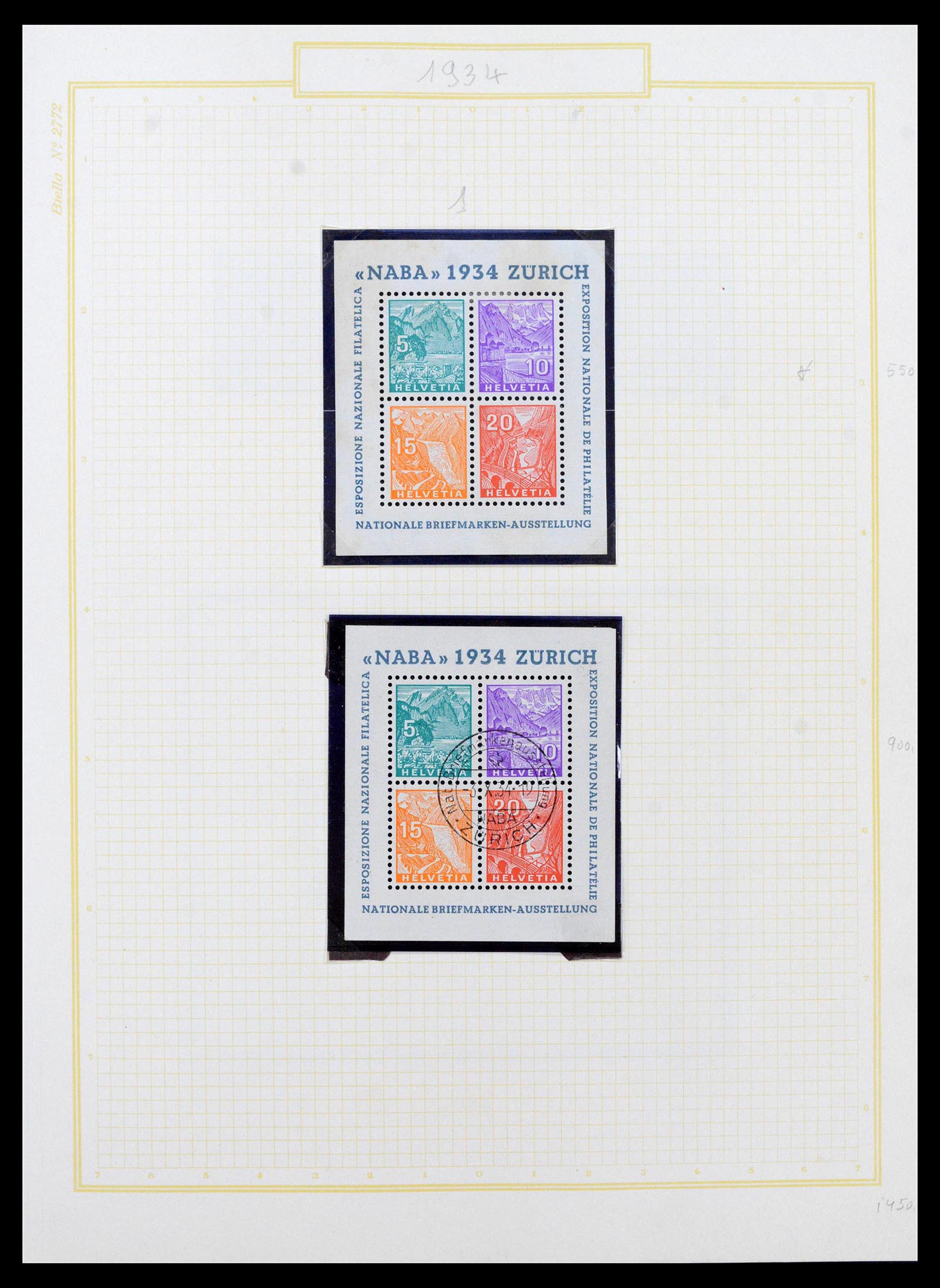 39103 0002 - Postzegelverzameling 39103 Zwitserland 1920-1988.