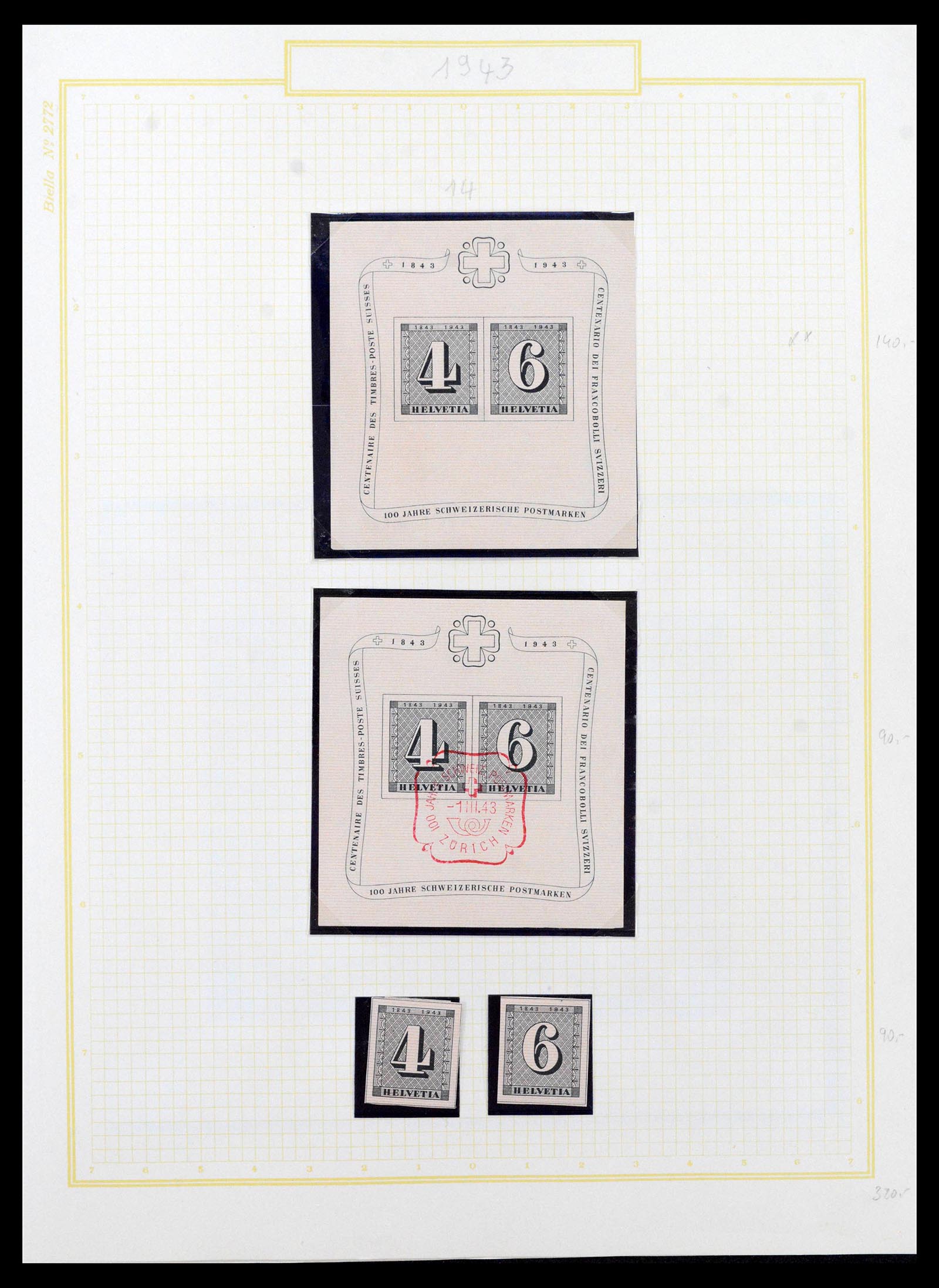 39103 0006 - Stamp collection 39103 Switzerland 1920-1988.