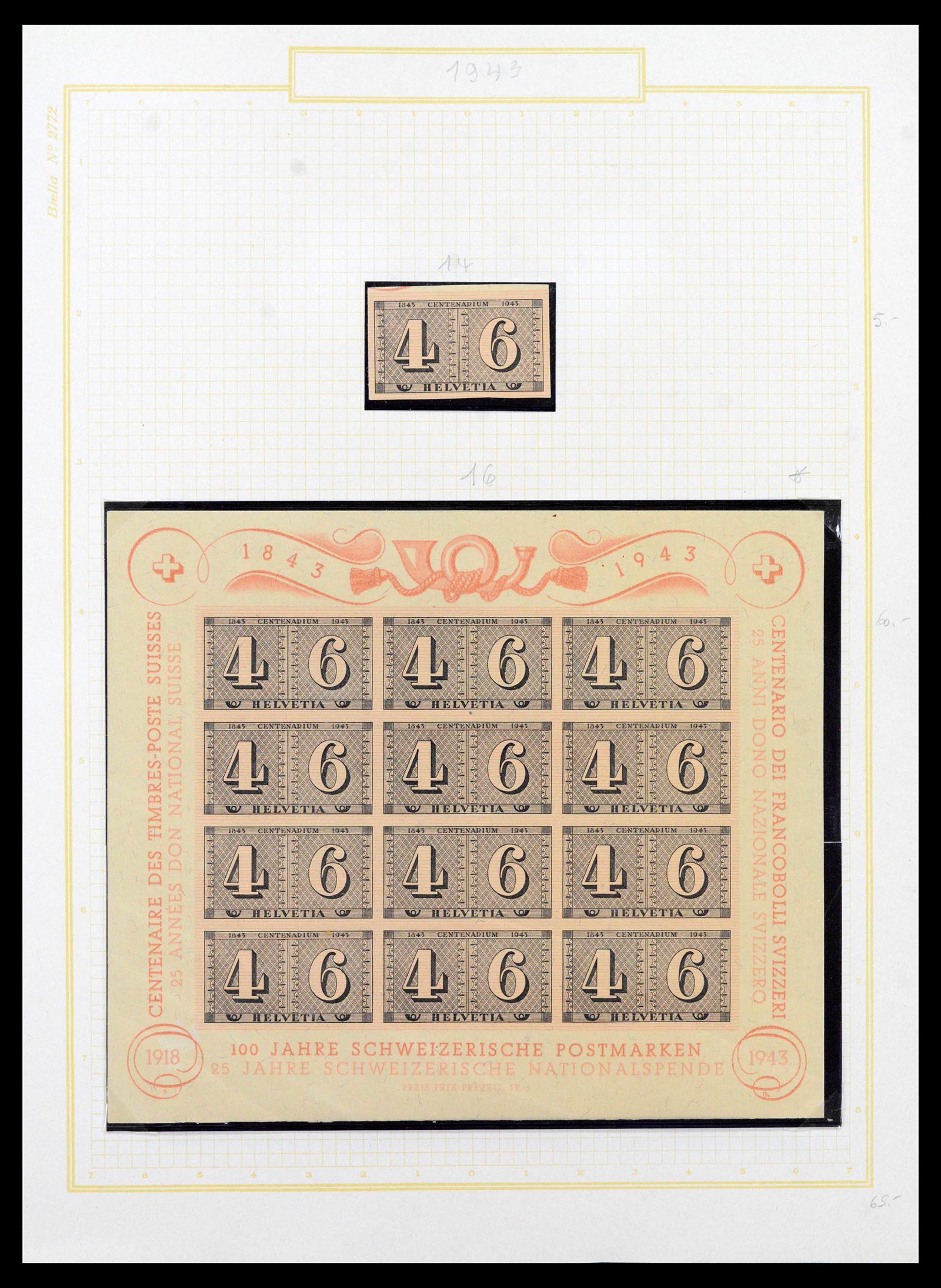 39103 0007 - Stamp collection 39103 Switzerland 1920-1988.