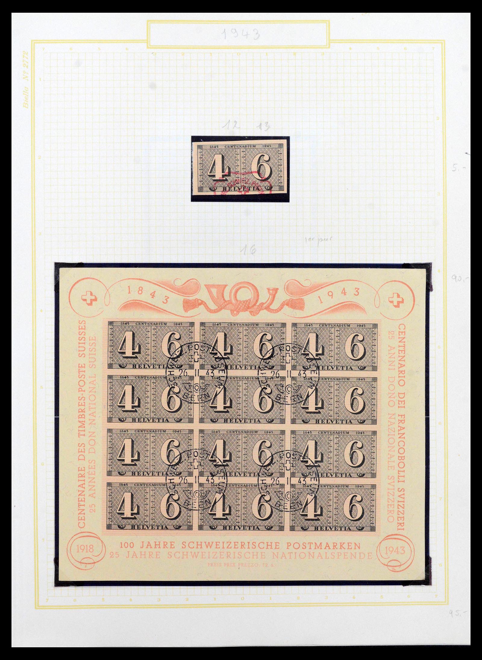 39103 0008 - Postzegelverzameling 39103 Zwitserland 1920-1988.