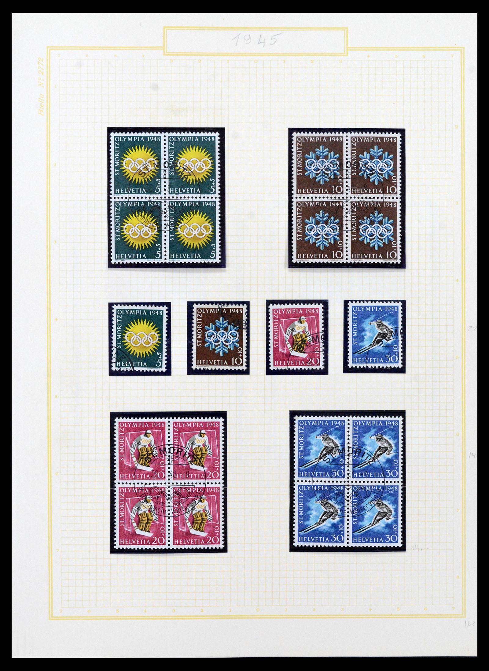 39103 0012 - Stamp collection 39103 Switzerland 1920-1988.
