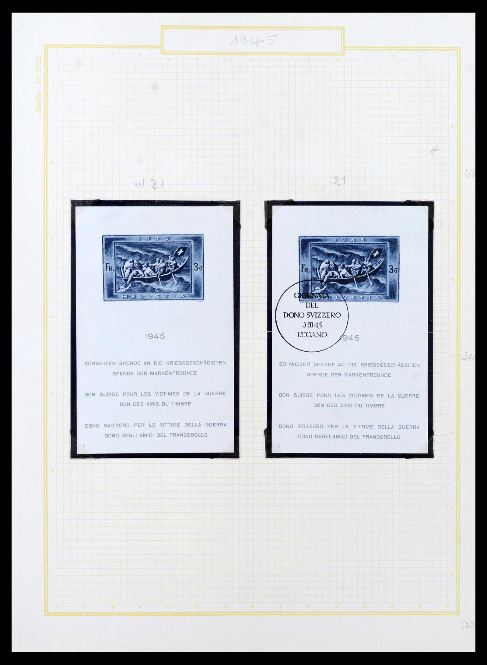 39103 0013 - Postzegelverzameling 39103 Zwitserland 1920-1988.