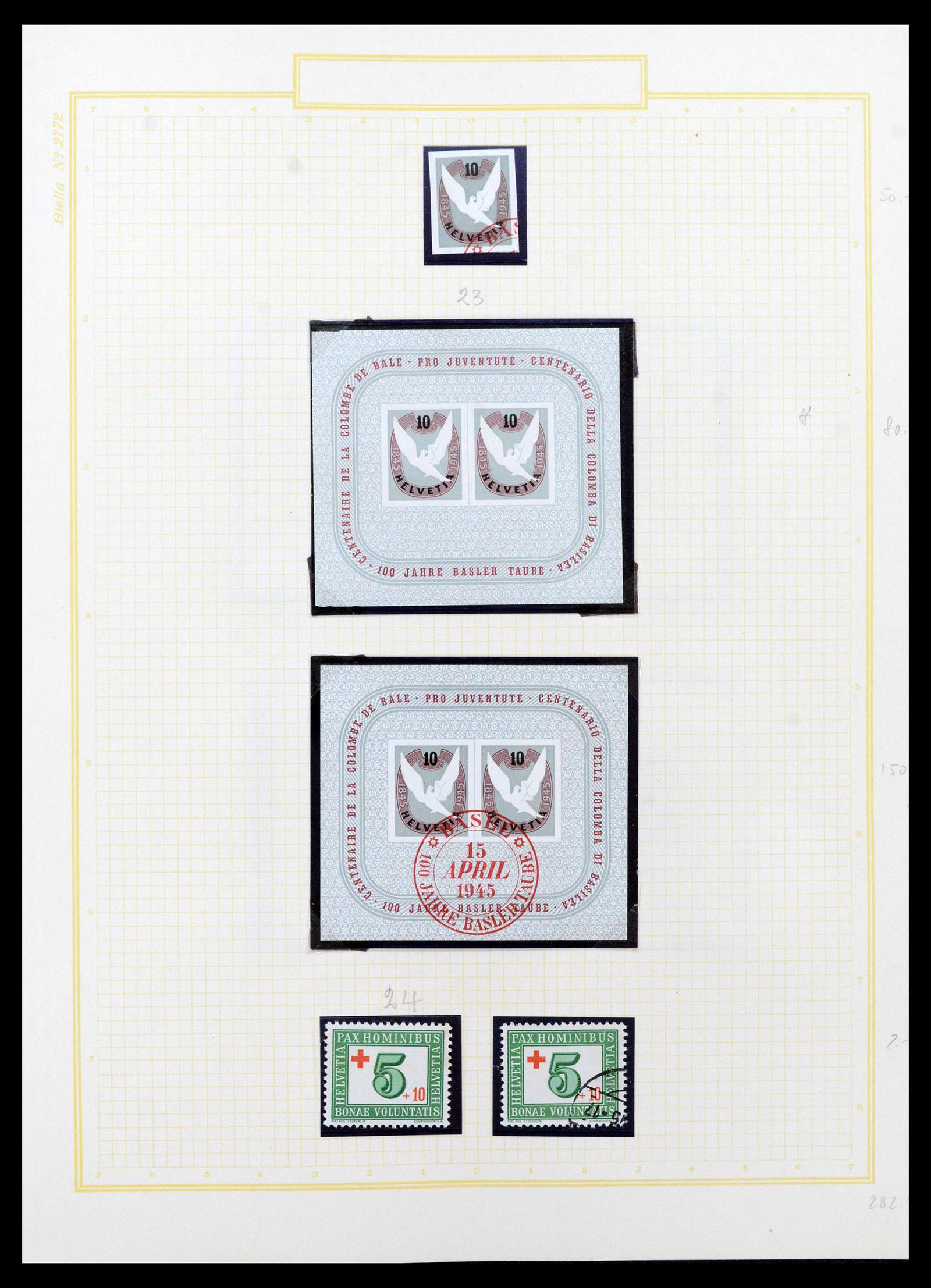 39103 0014 - Postzegelverzameling 39103 Zwitserland 1920-1988.