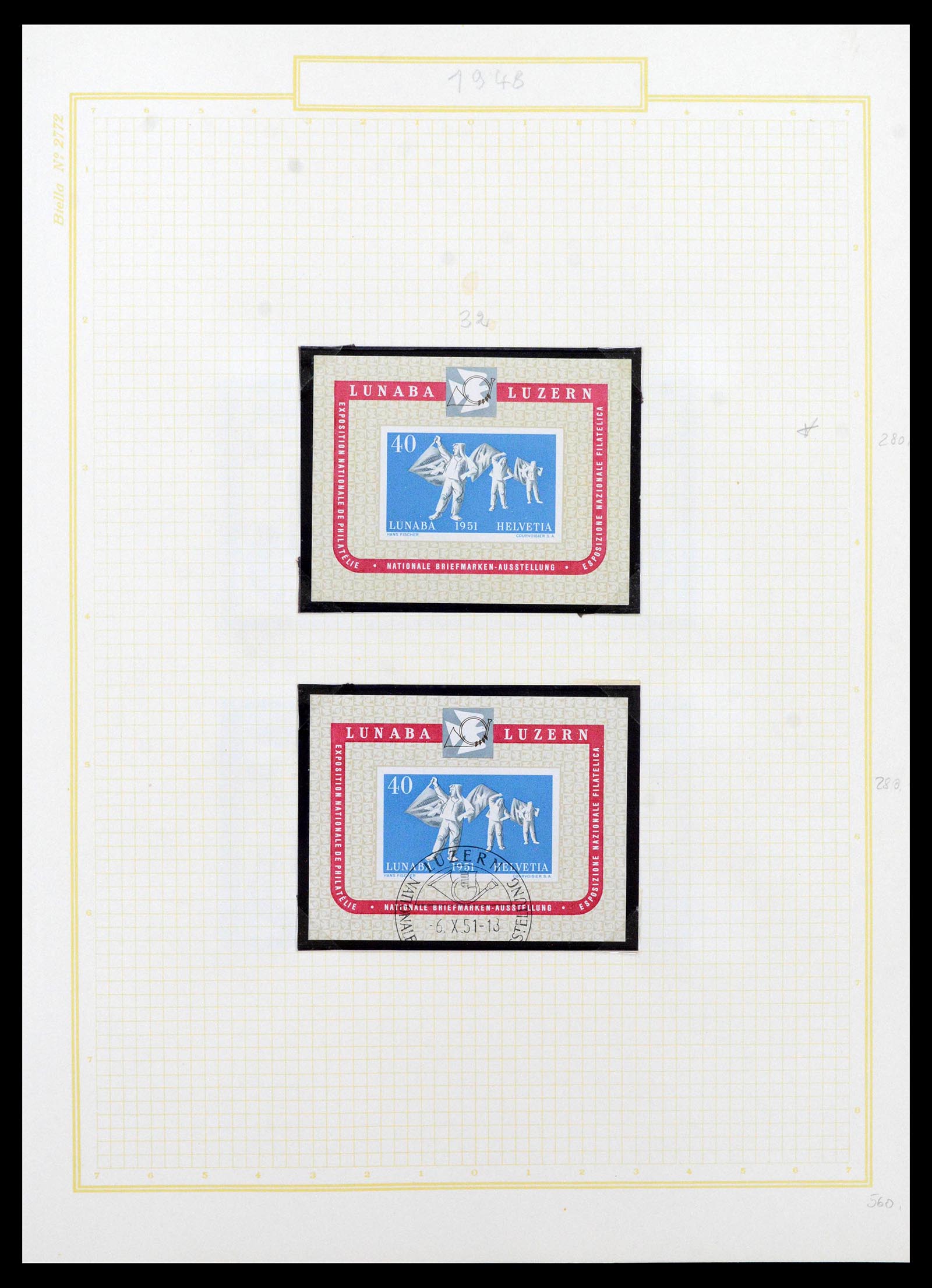 39103 0016 - Stamp collection 39103 Switzerland 1920-1988.