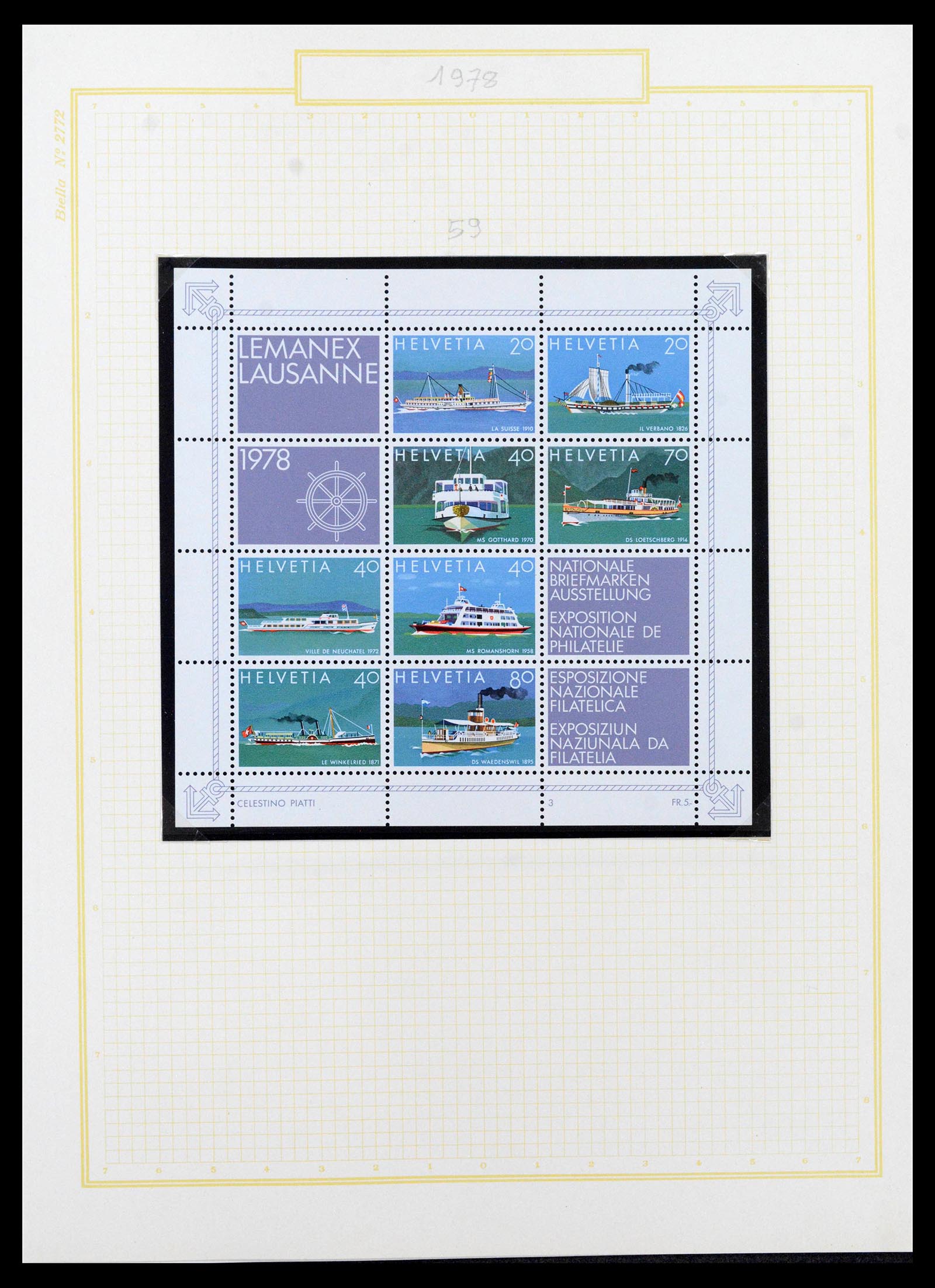 39103 0023 - Stamp collection 39103 Switzerland 1920-1988.
