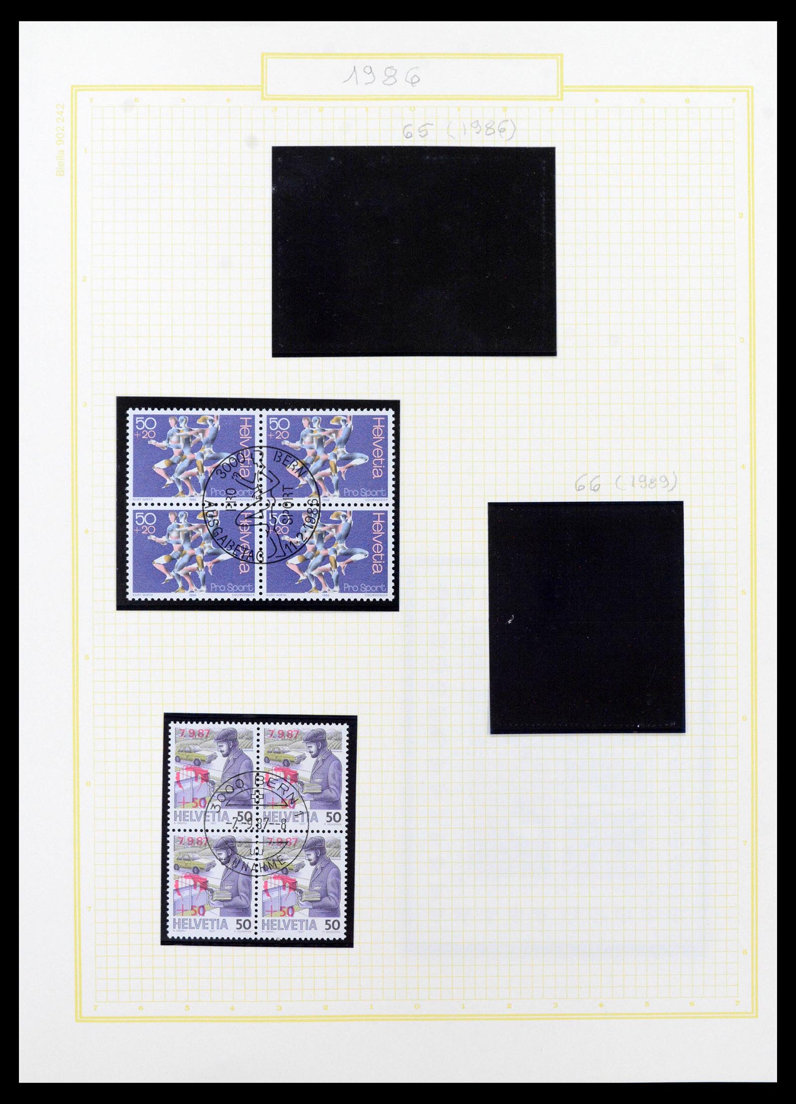 39103 0026 - Stamp collection 39103 Switzerland 1920-1988.