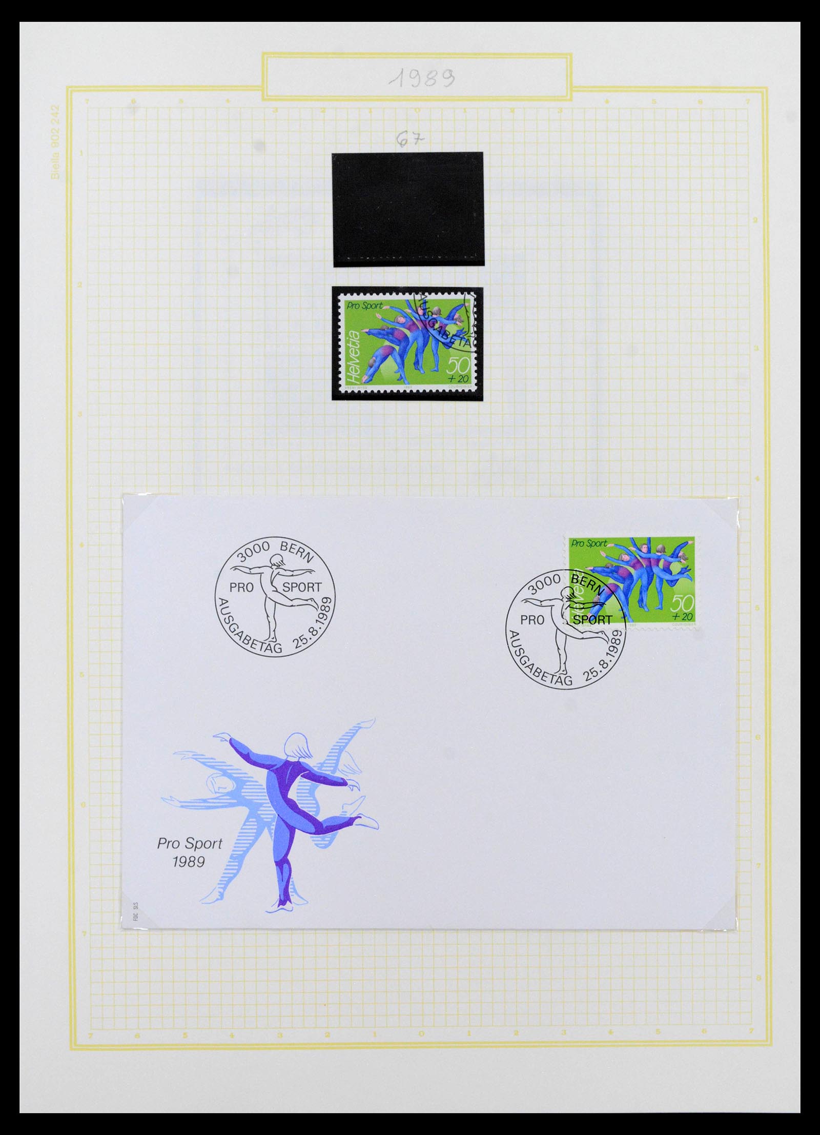 39103 0028 - Stamp collection 39103 Switzerland 1920-1988.