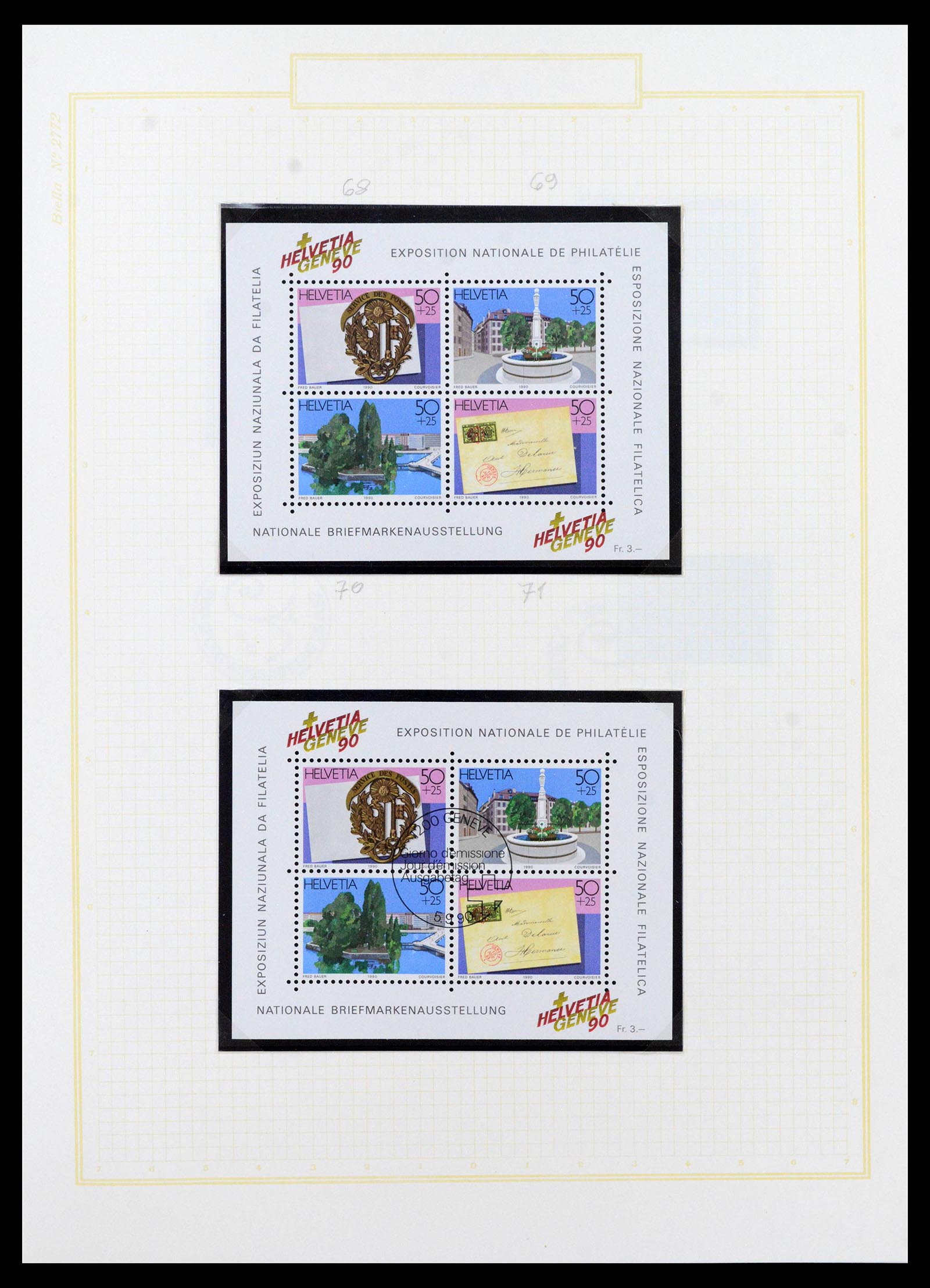 39103 0029 - Stamp collection 39103 Switzerland 1920-1988.