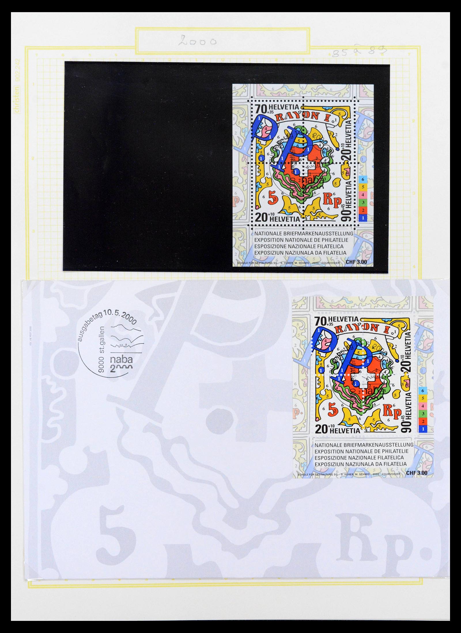 39103 0038 - Stamp collection 39103 Switzerland 1920-1988.