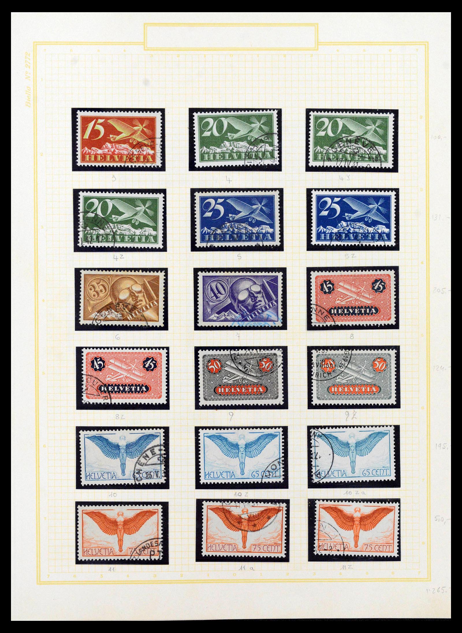 39103 0045 - Stamp collection 39103 Switzerland 1920-1988.