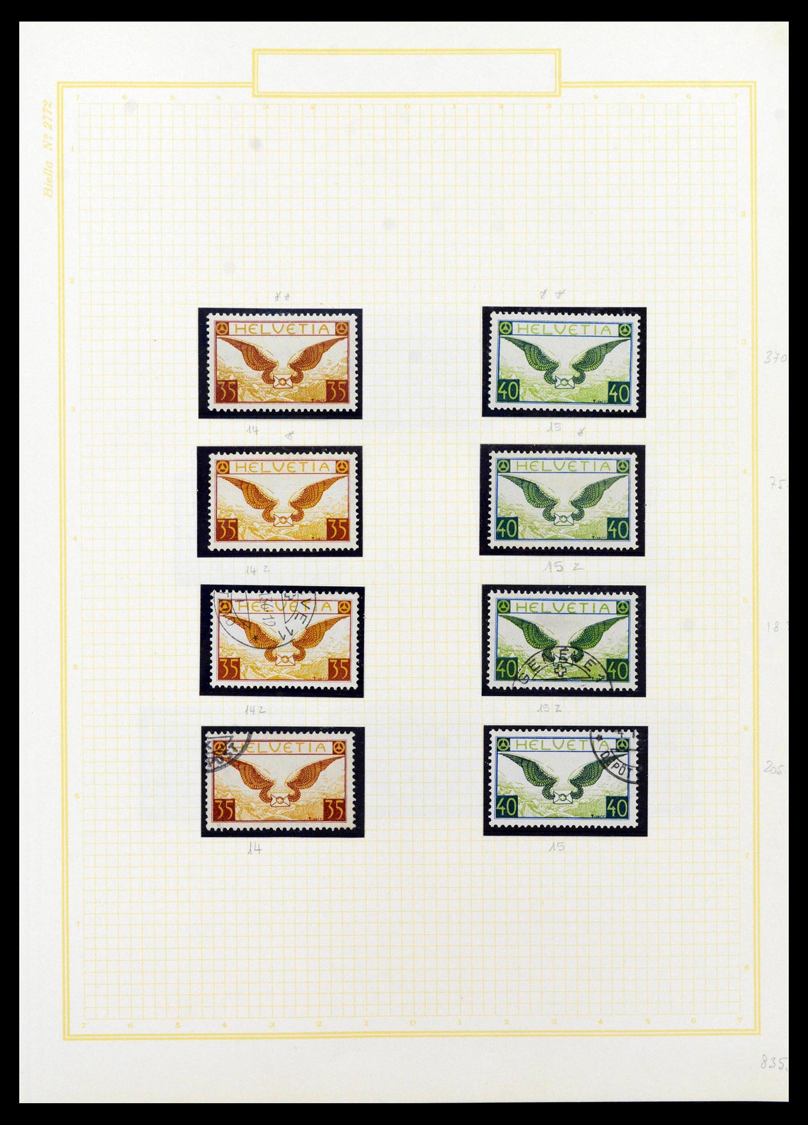 39103 0048 - Stamp collection 39103 Switzerland 1920-1988.