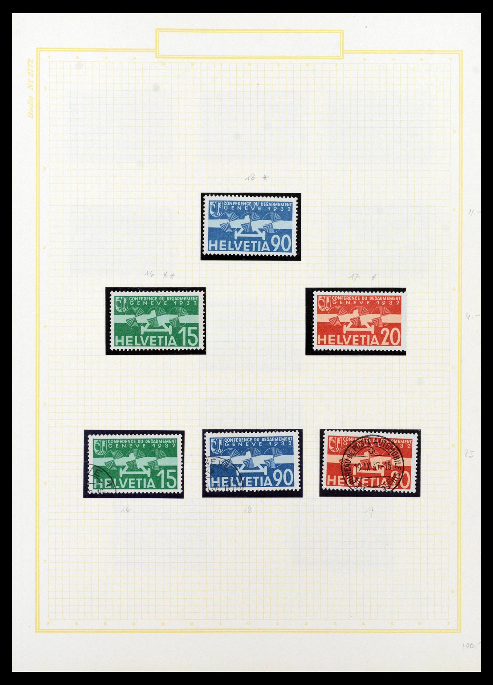 39103 0049 - Stamp collection 39103 Switzerland 1920-1988.