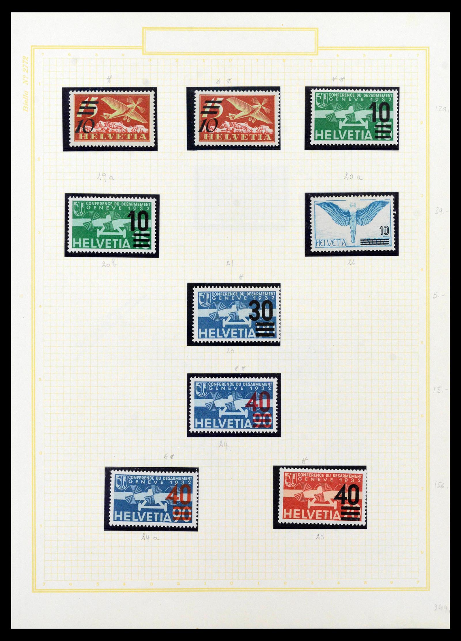 39103 0050 - Stamp collection 39103 Switzerland 1920-1988.