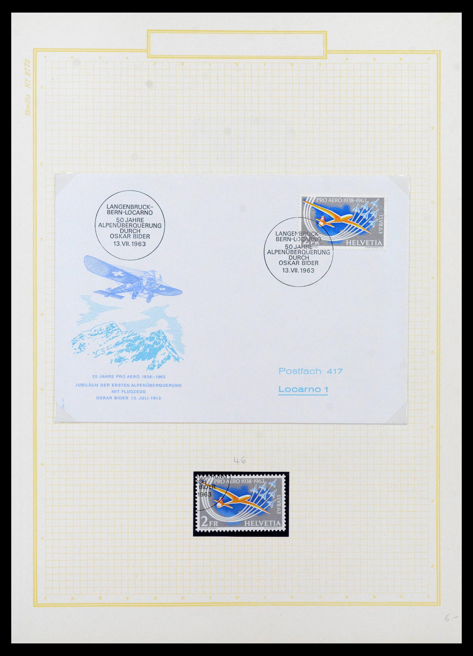 39103 0056 - Stamp collection 39103 Switzerland 1920-1988.