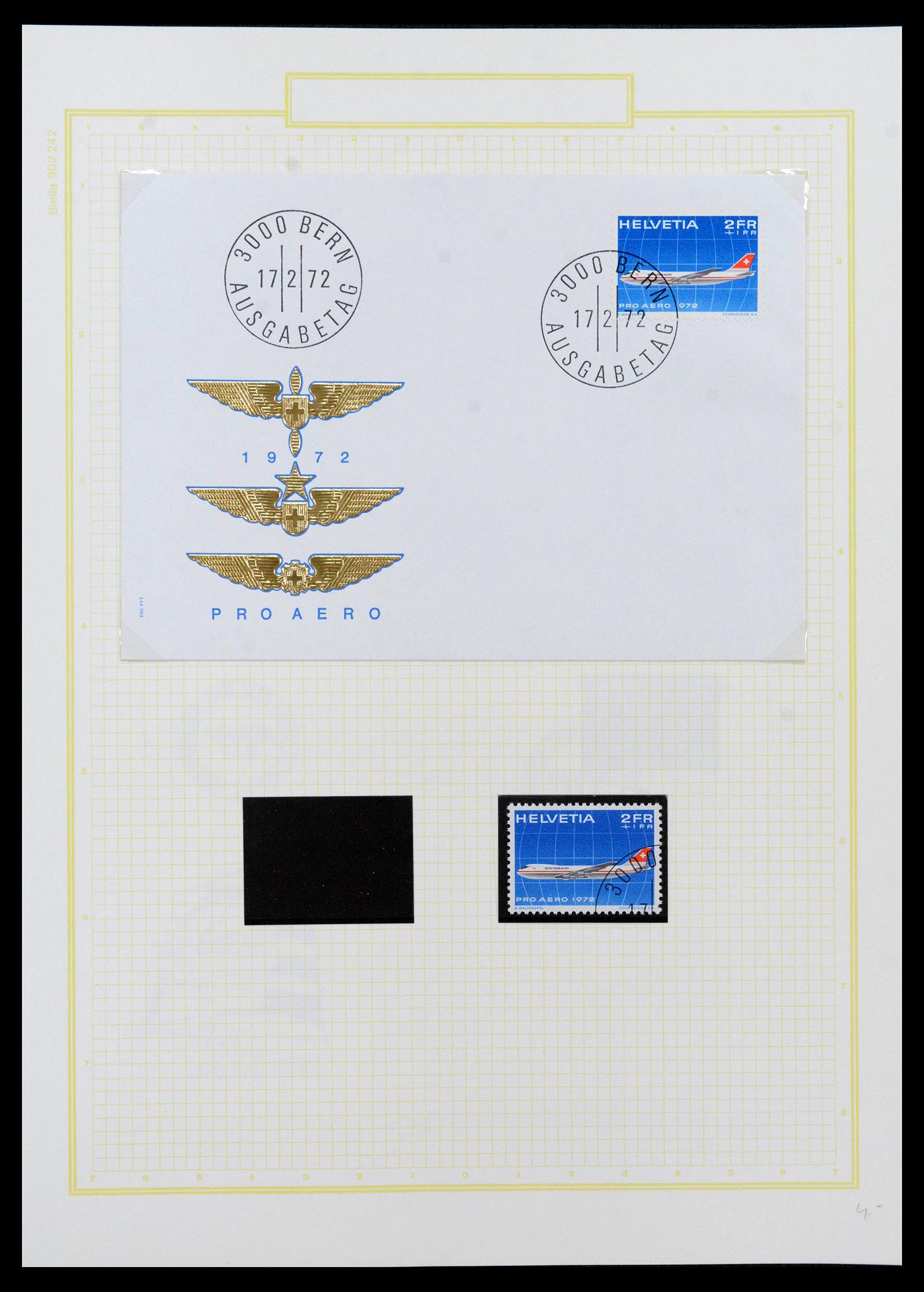39103 0058 - Stamp collection 39103 Switzerland 1920-1988.