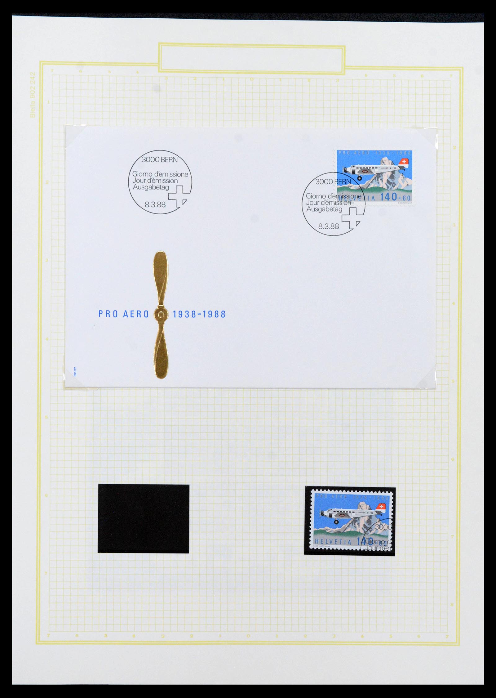 39103 0062 - Stamp collection 39103 Switzerland 1920-1988.