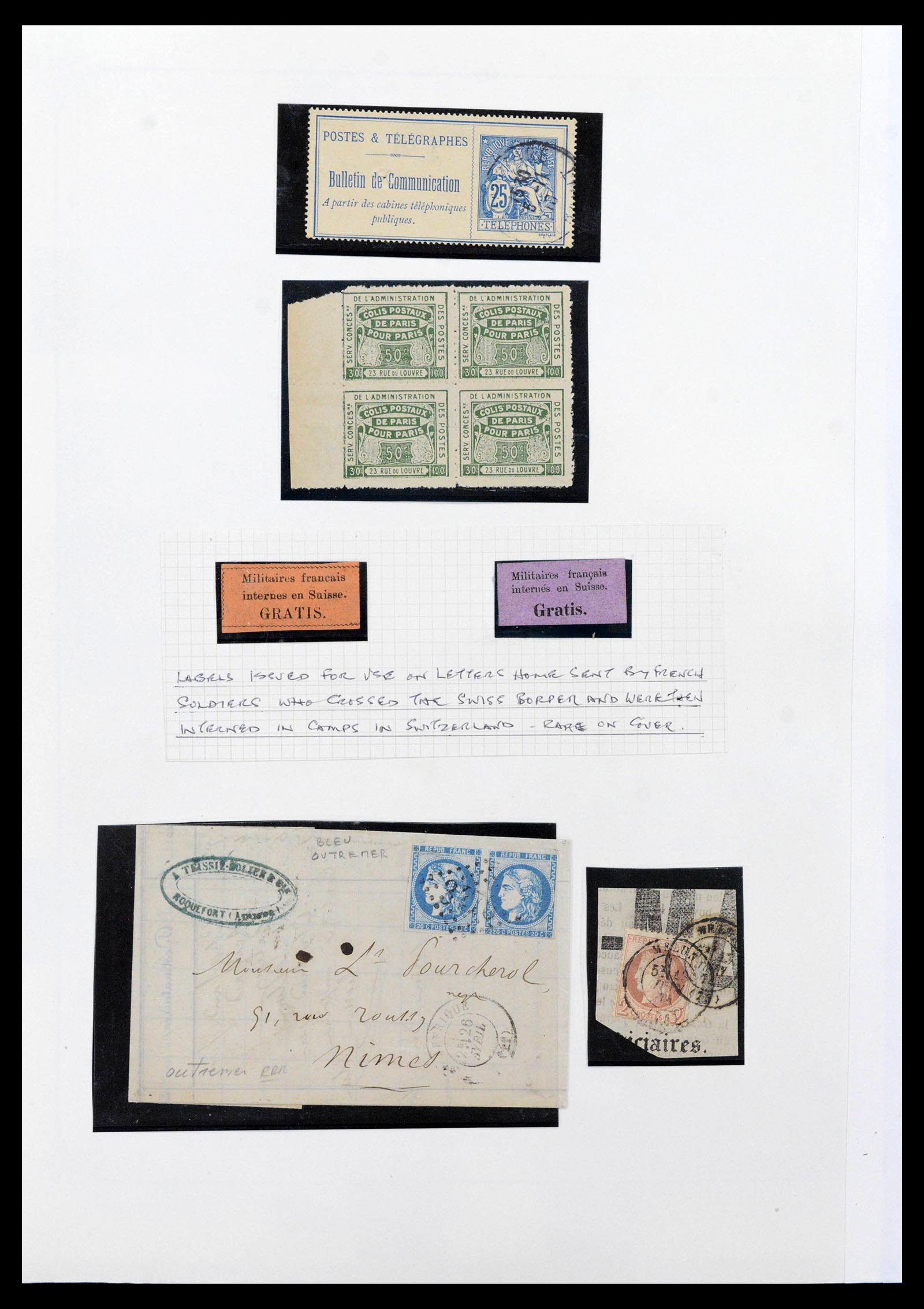 39105 0002 - Stamp collection 39105 France 1849-1955.