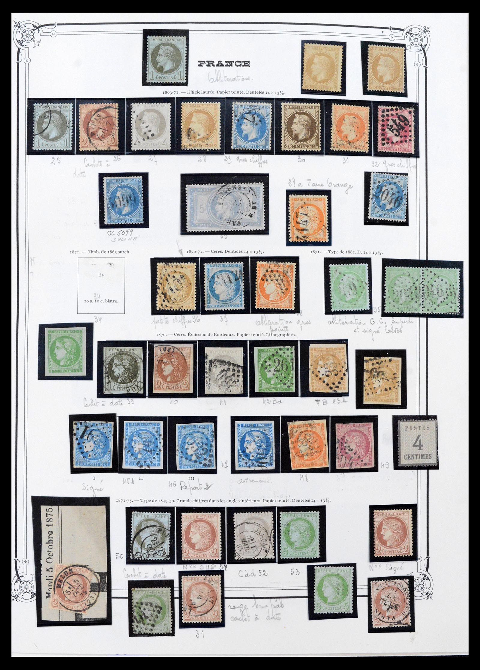 39105 0004 - Stamp collection 39105 France 1849-1955.
