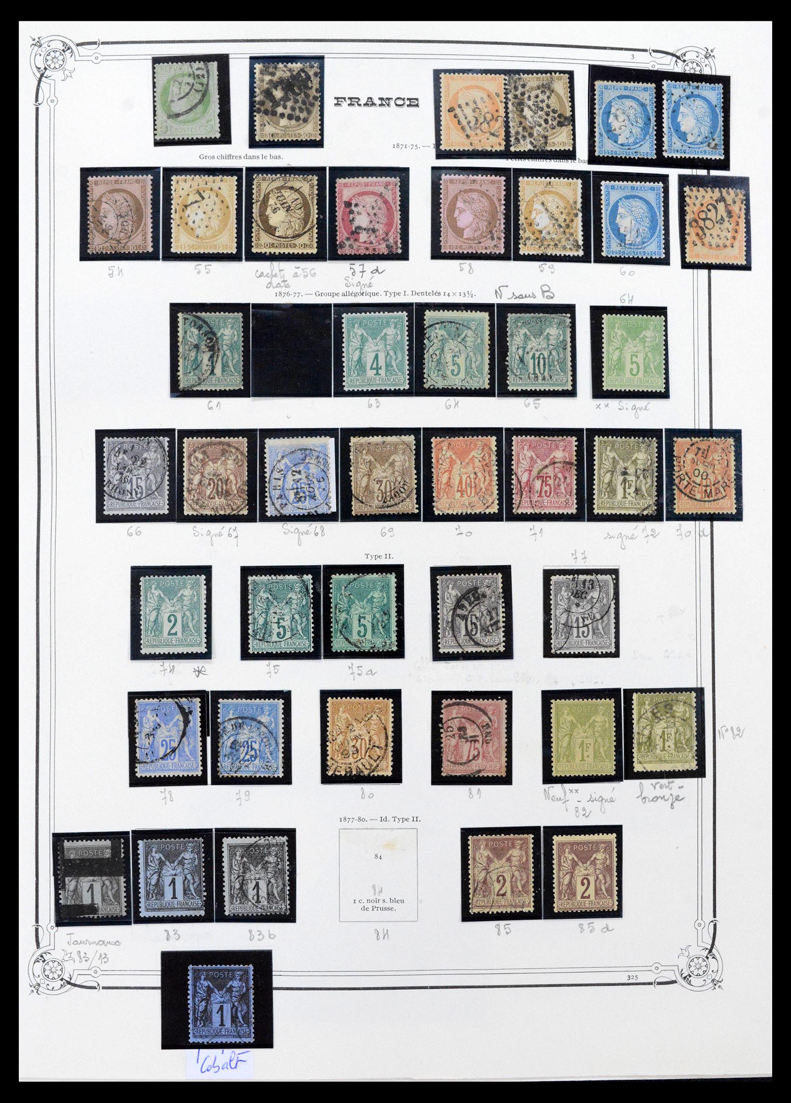 39105 0006 - Stamp collection 39105 France 1849-1955.