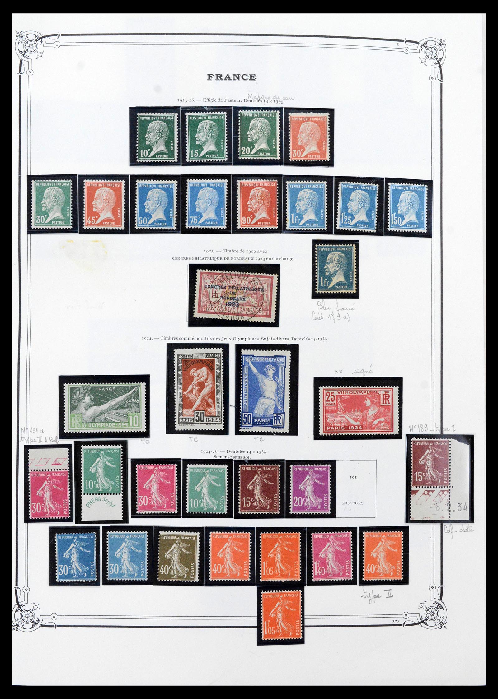39105 0014 - Stamp collection 39105 France 1849-1955.