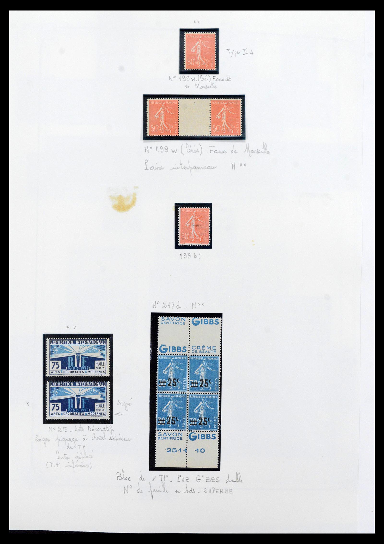 39105 0015 - Stamp collection 39105 France 1849-1955.