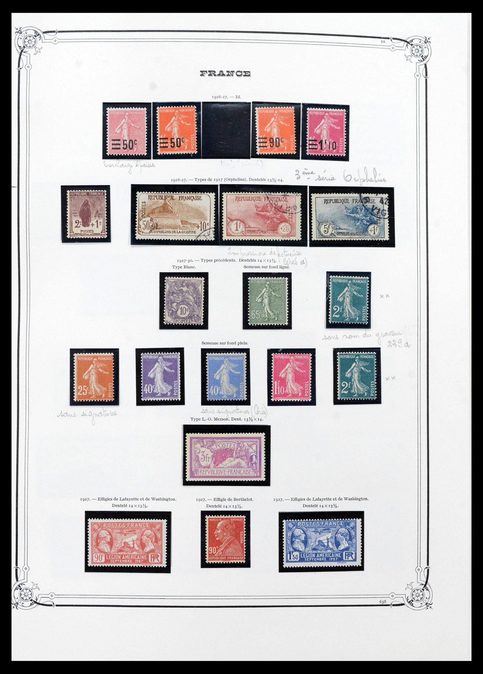 39105 0017 - Stamp collection 39105 France 1849-1955.