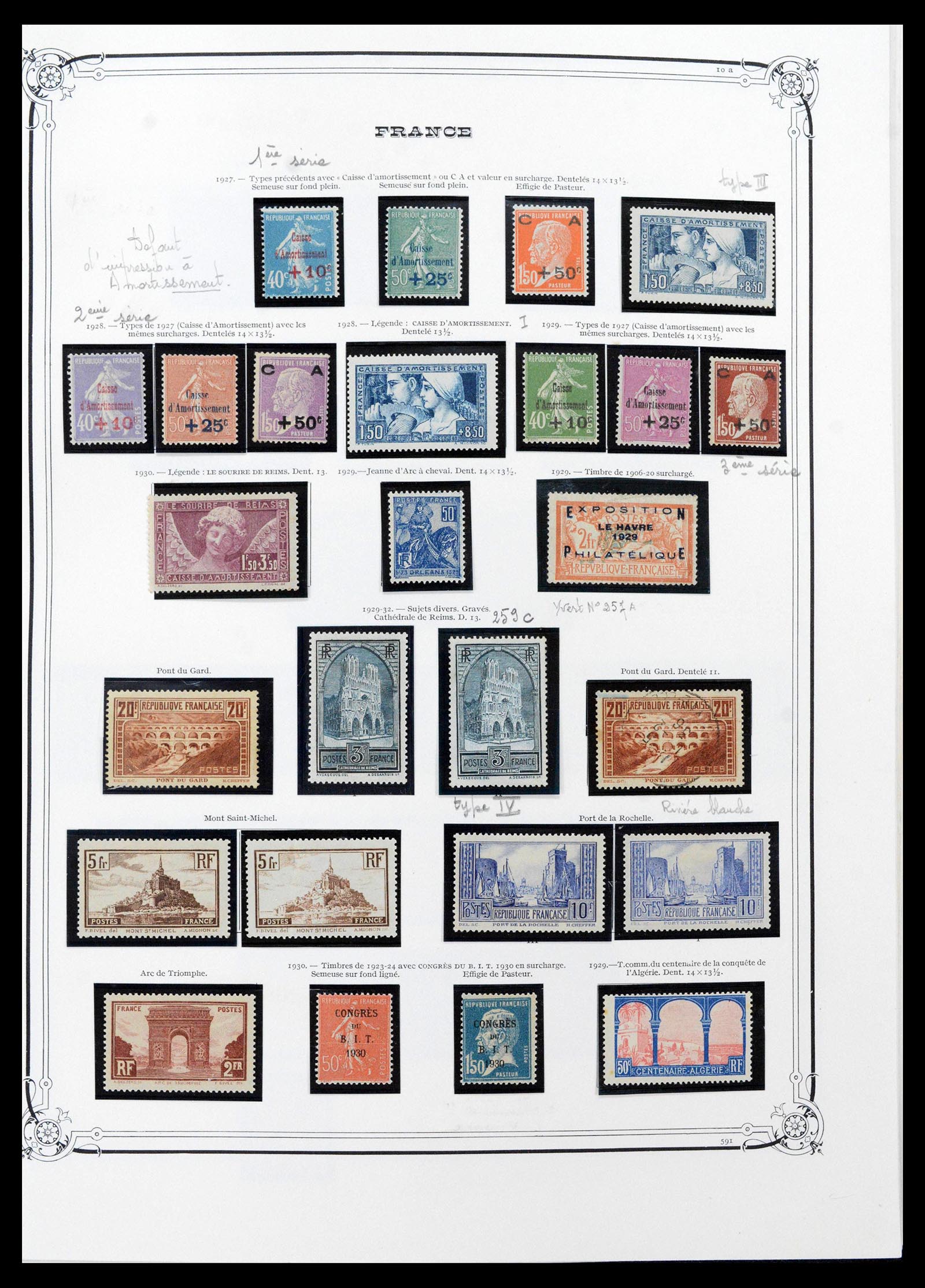 39105 0019 - Stamp collection 39105 France 1849-1955.
