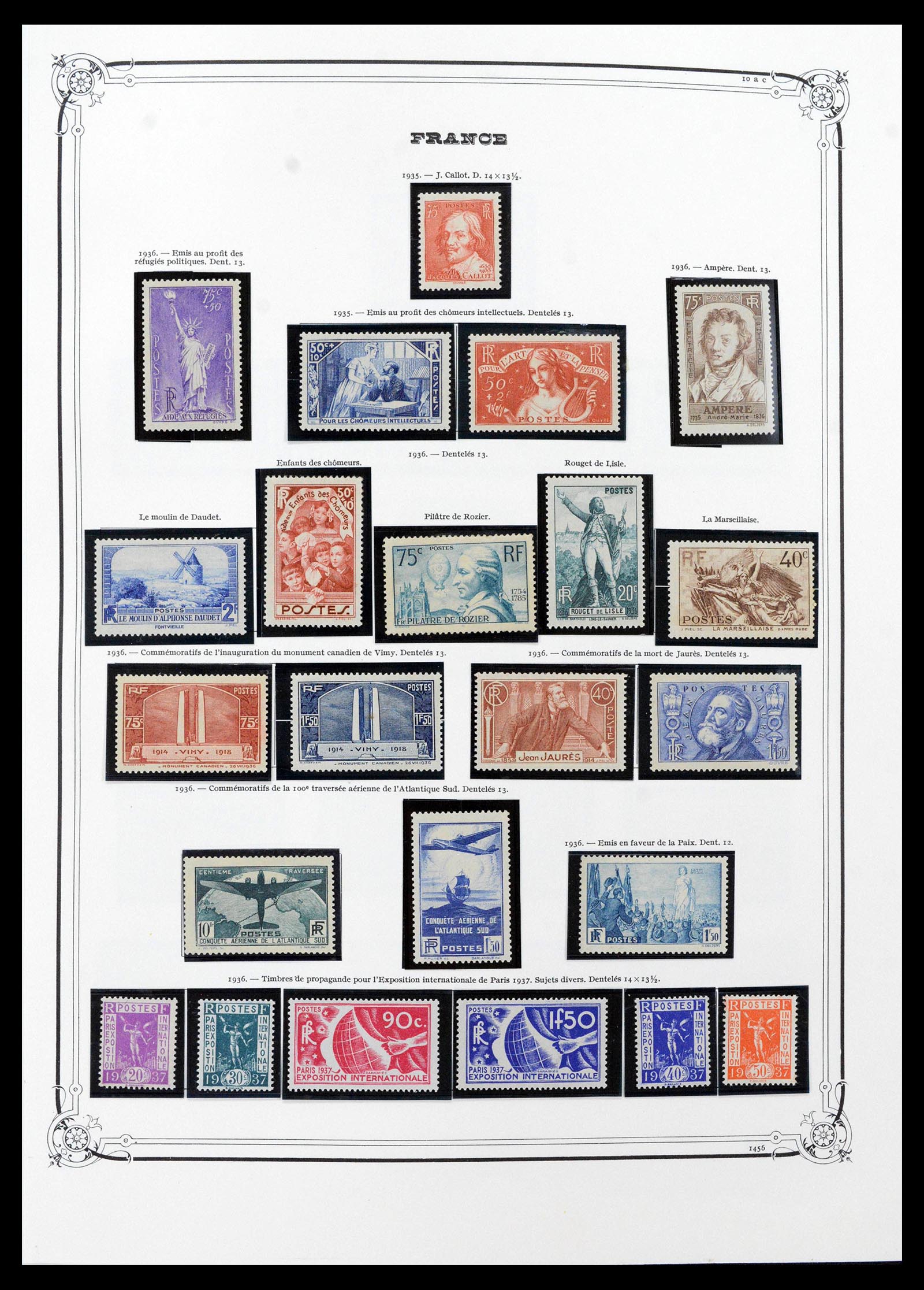 39105 0022 - Postzegelverzameling 39105 Frankrijk 1849-1955.
