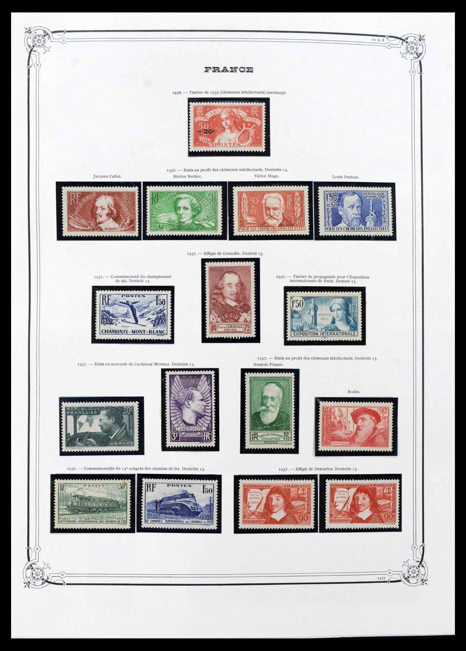 39105 0023 - Postzegelverzameling 39105 Frankrijk 1849-1955.
