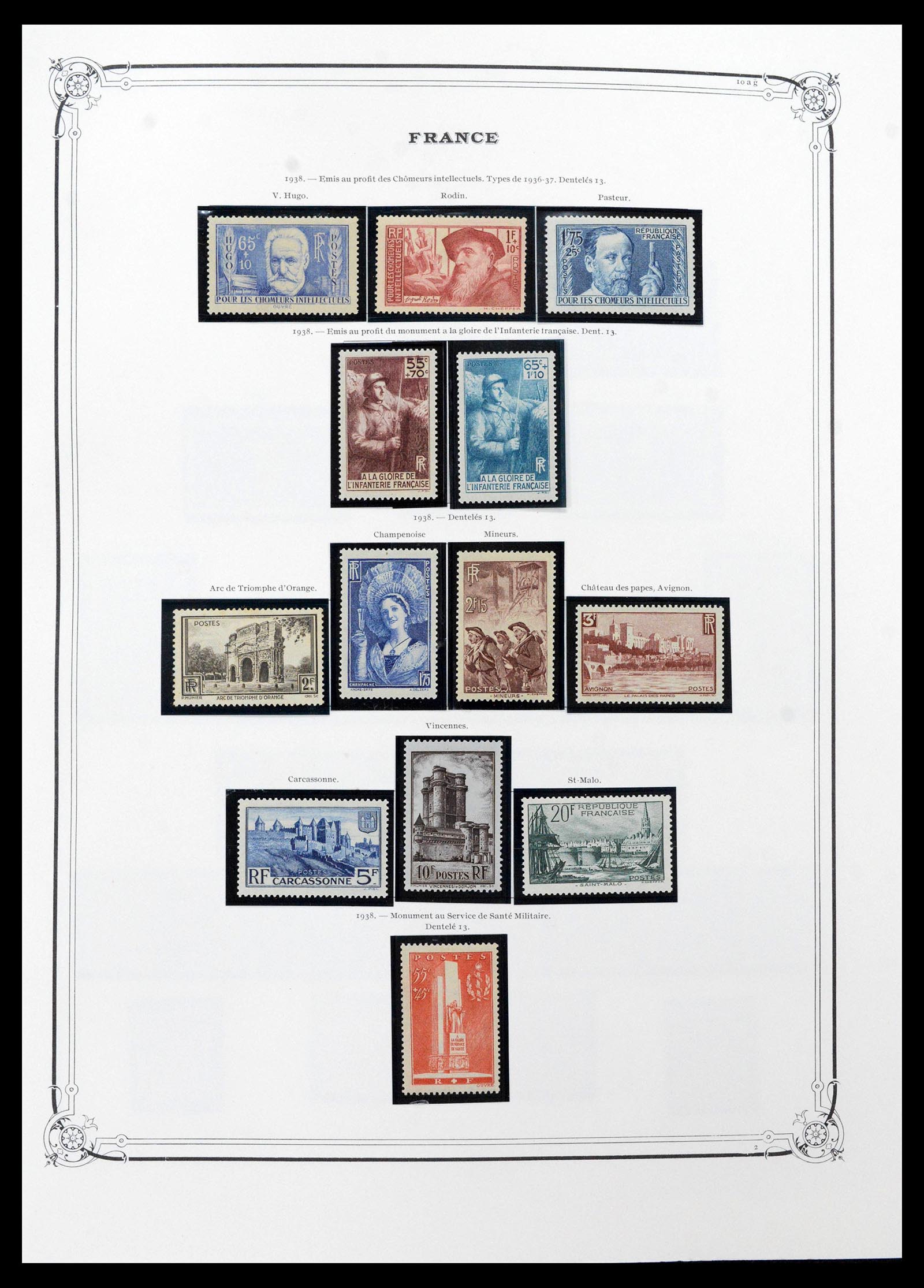 39105 0027 - Postzegelverzameling 39105 Frankrijk 1849-1955.