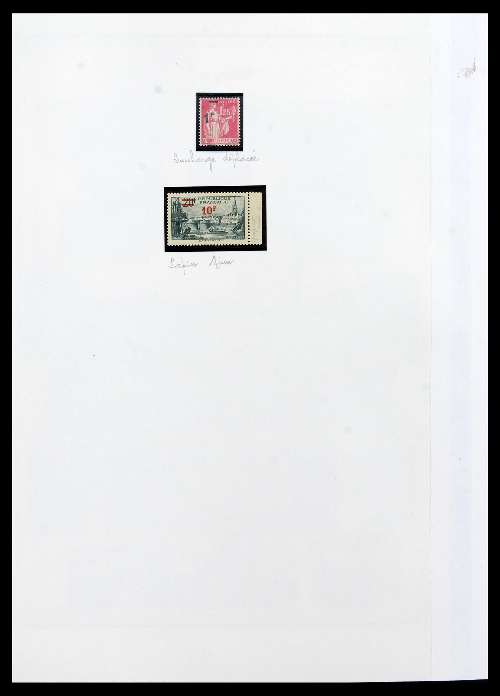 39105 0033 - Postzegelverzameling 39105 Frankrijk 1849-1955.