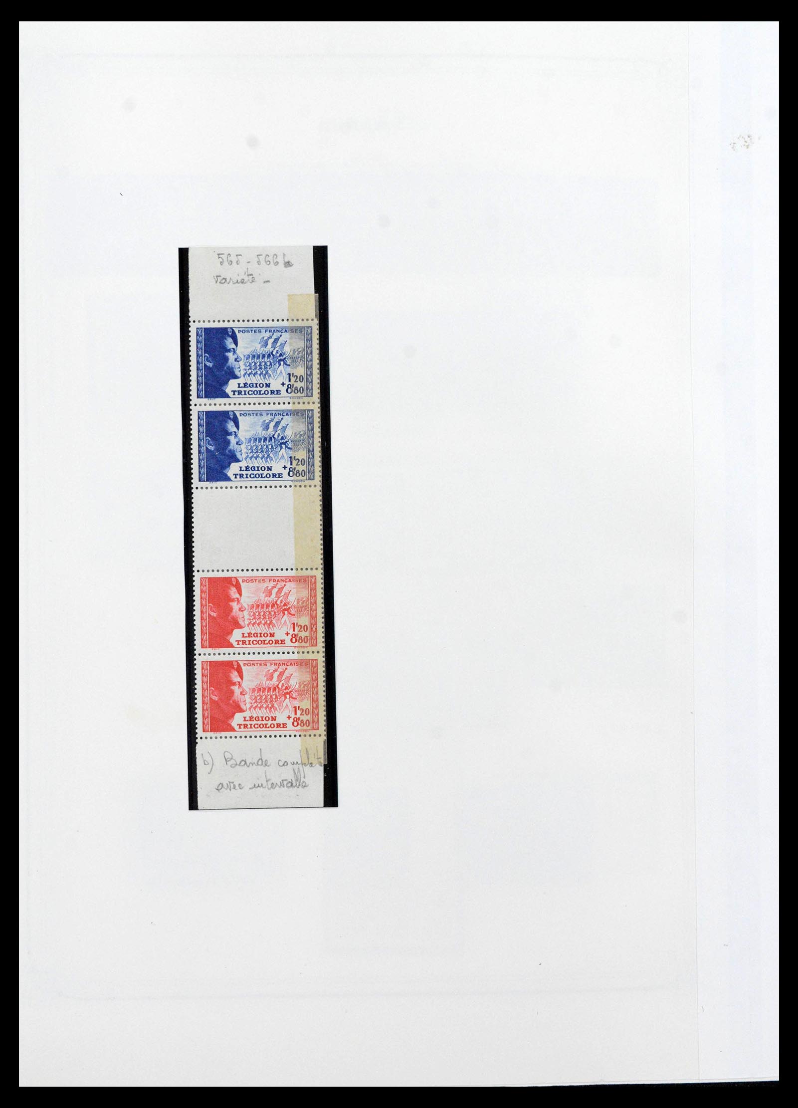 39105 0038 - Postzegelverzameling 39105 Frankrijk 1849-1955.