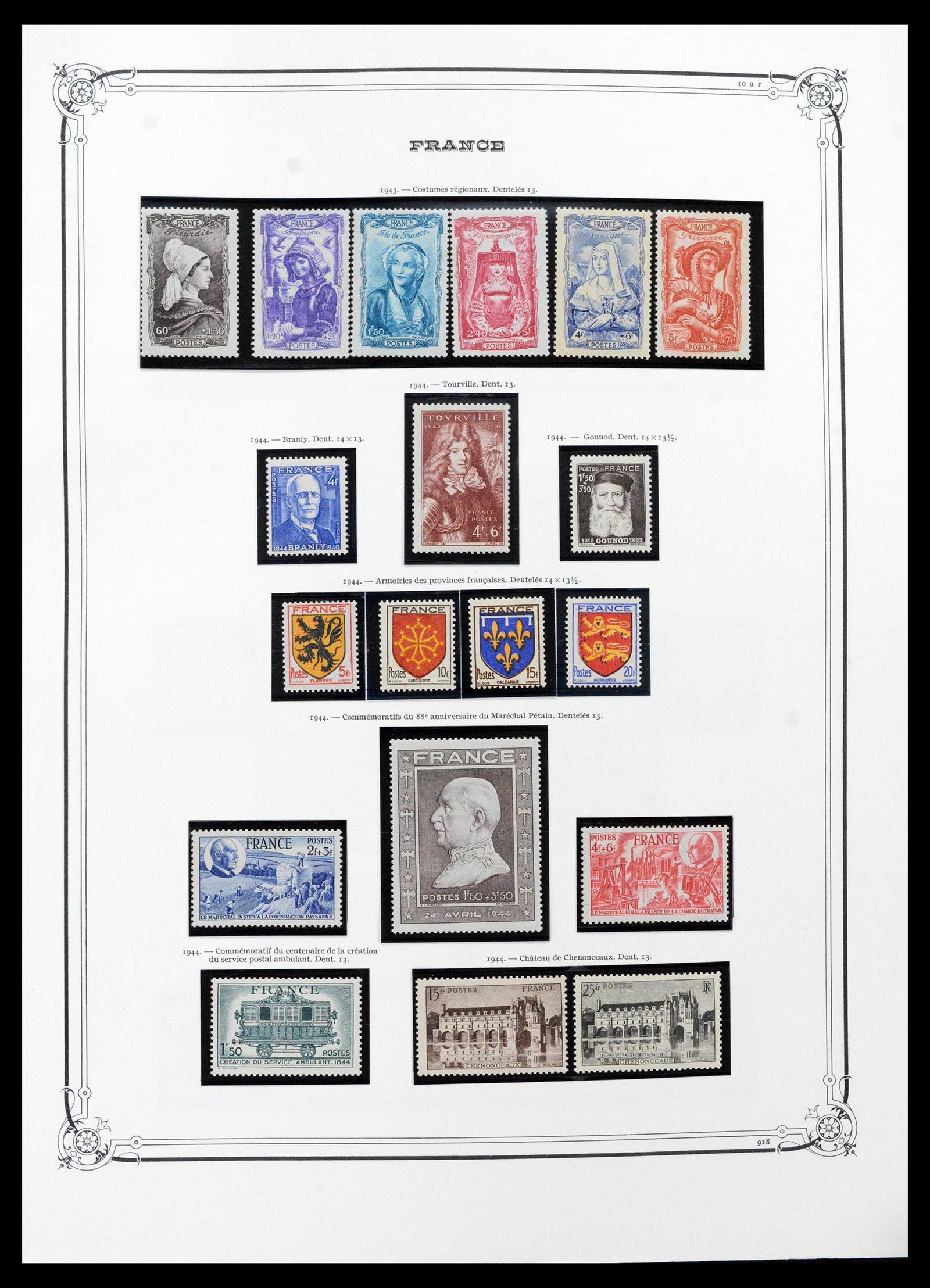 39105 0042 - Postzegelverzameling 39105 Frankrijk 1849-1955.