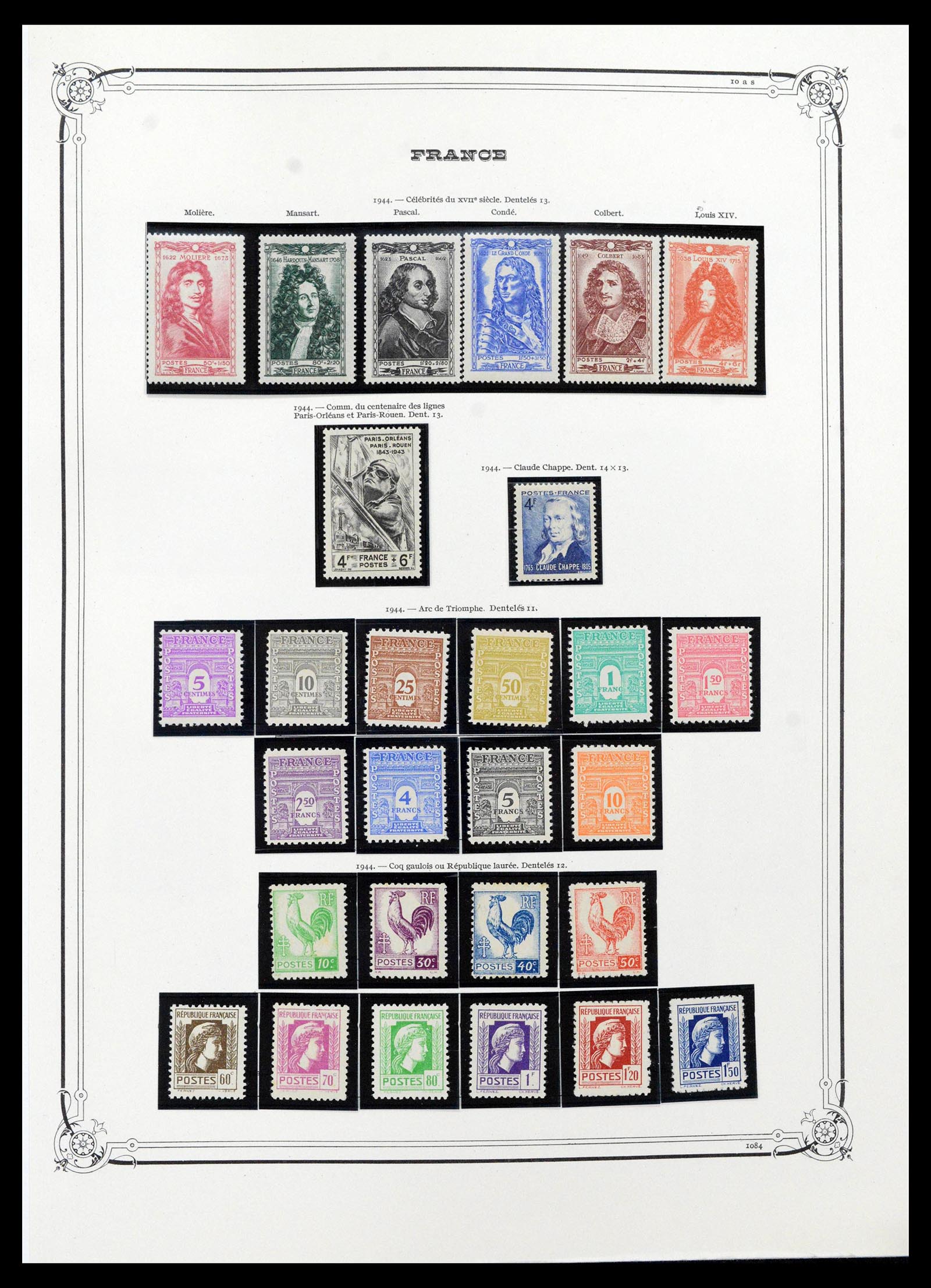 39105 0043 - Stamp collection 39105 France 1849-1955.