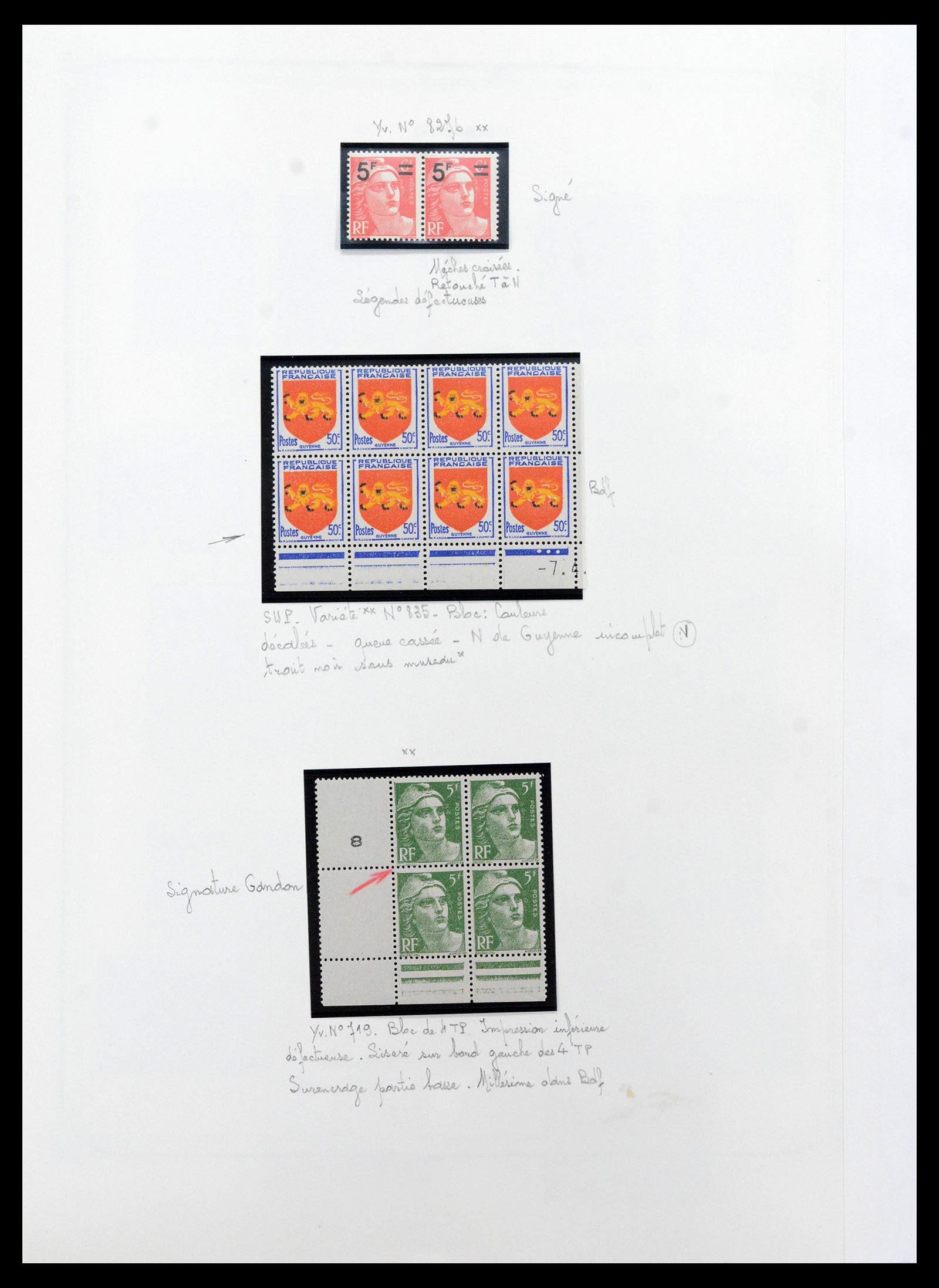 39105 0056 - Postzegelverzameling 39105 Frankrijk 1849-1955.