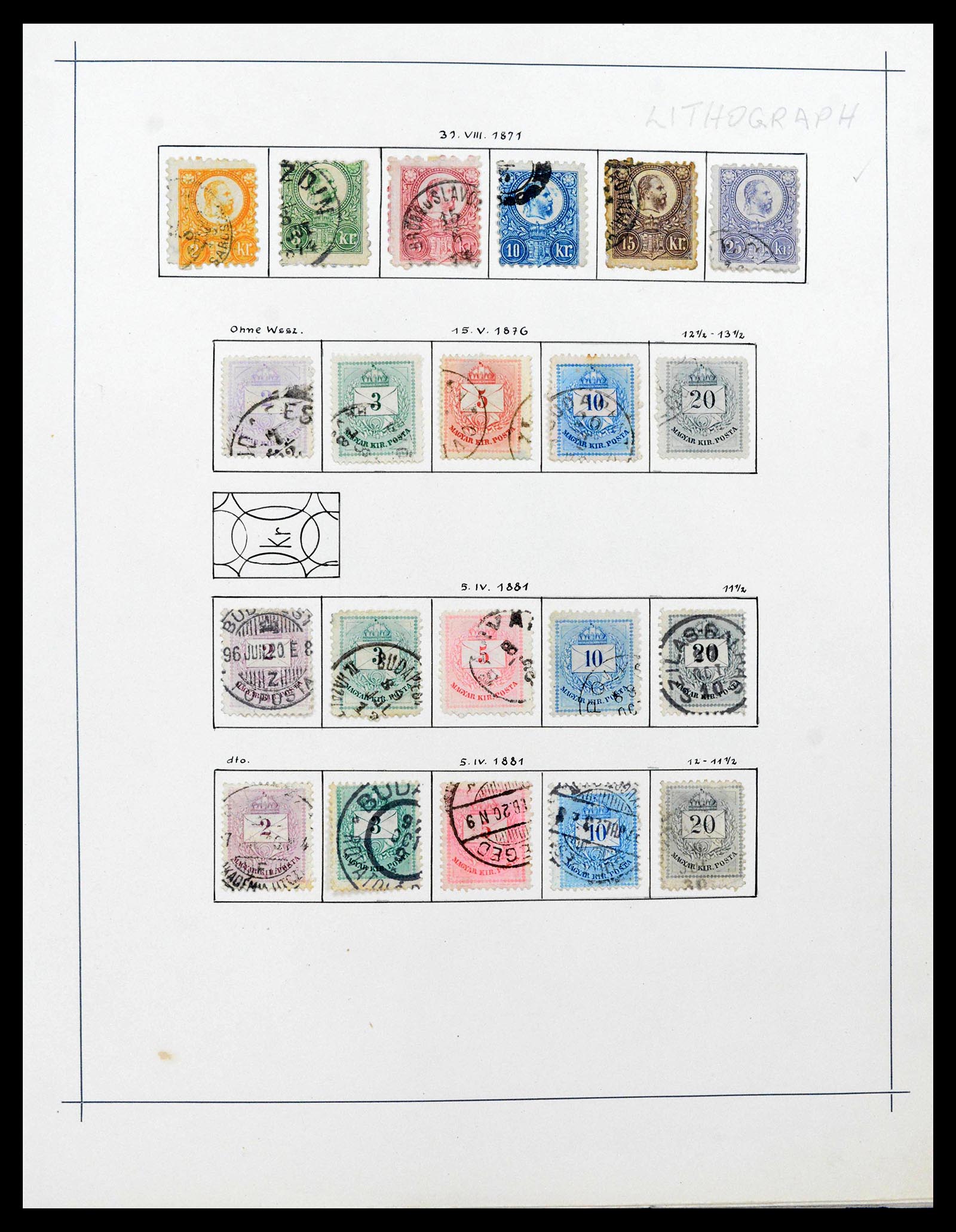 39107 0004 - Stamp collection 39107 Hungary 1871-1963.