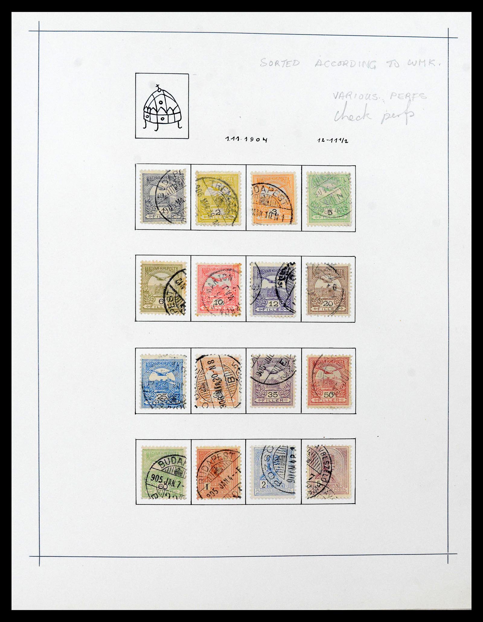 39107 0007 - Stamp collection 39107 Hungary 1871-1963.
