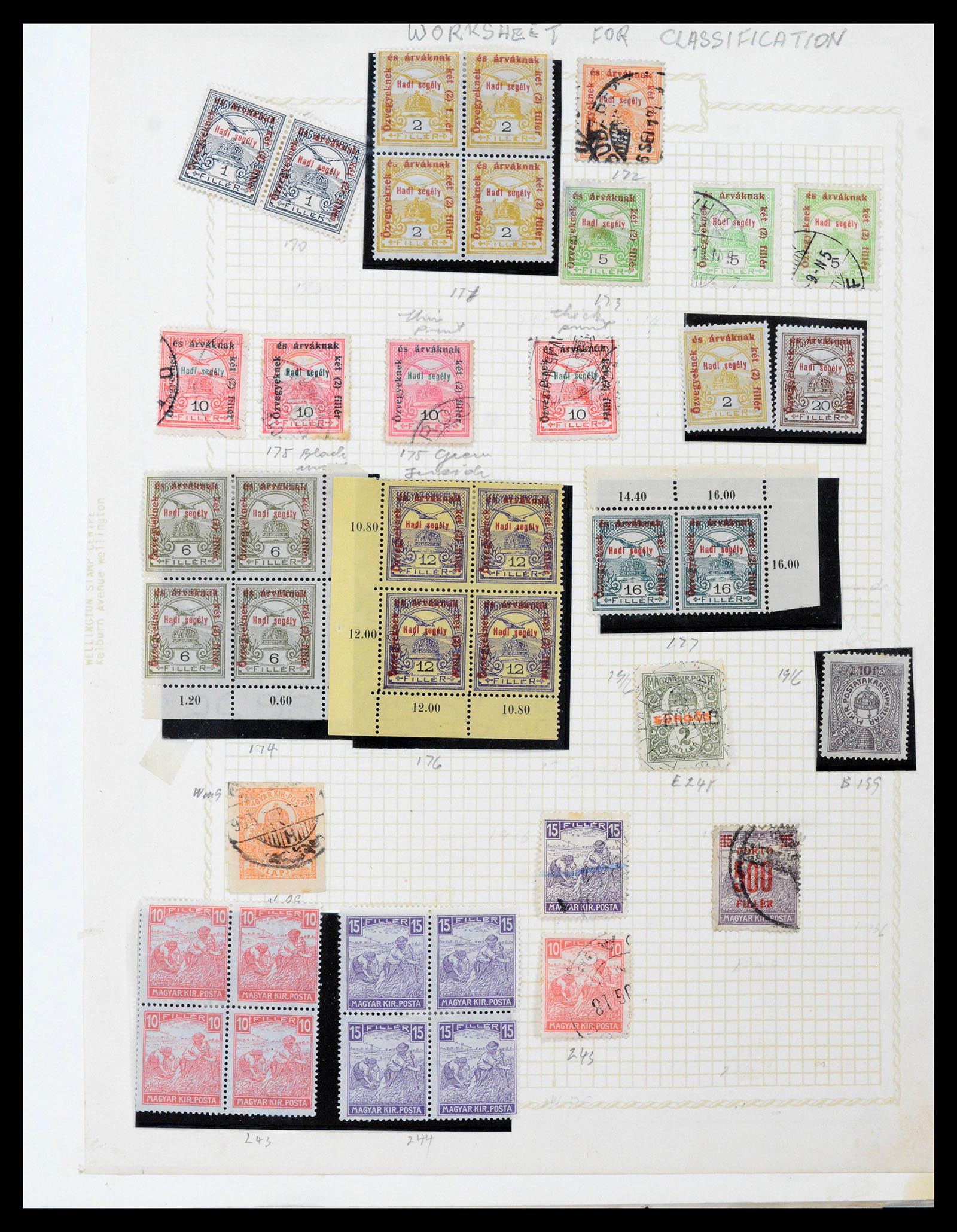 39107 0014 - Stamp collection 39107 Hungary 1871-1963.