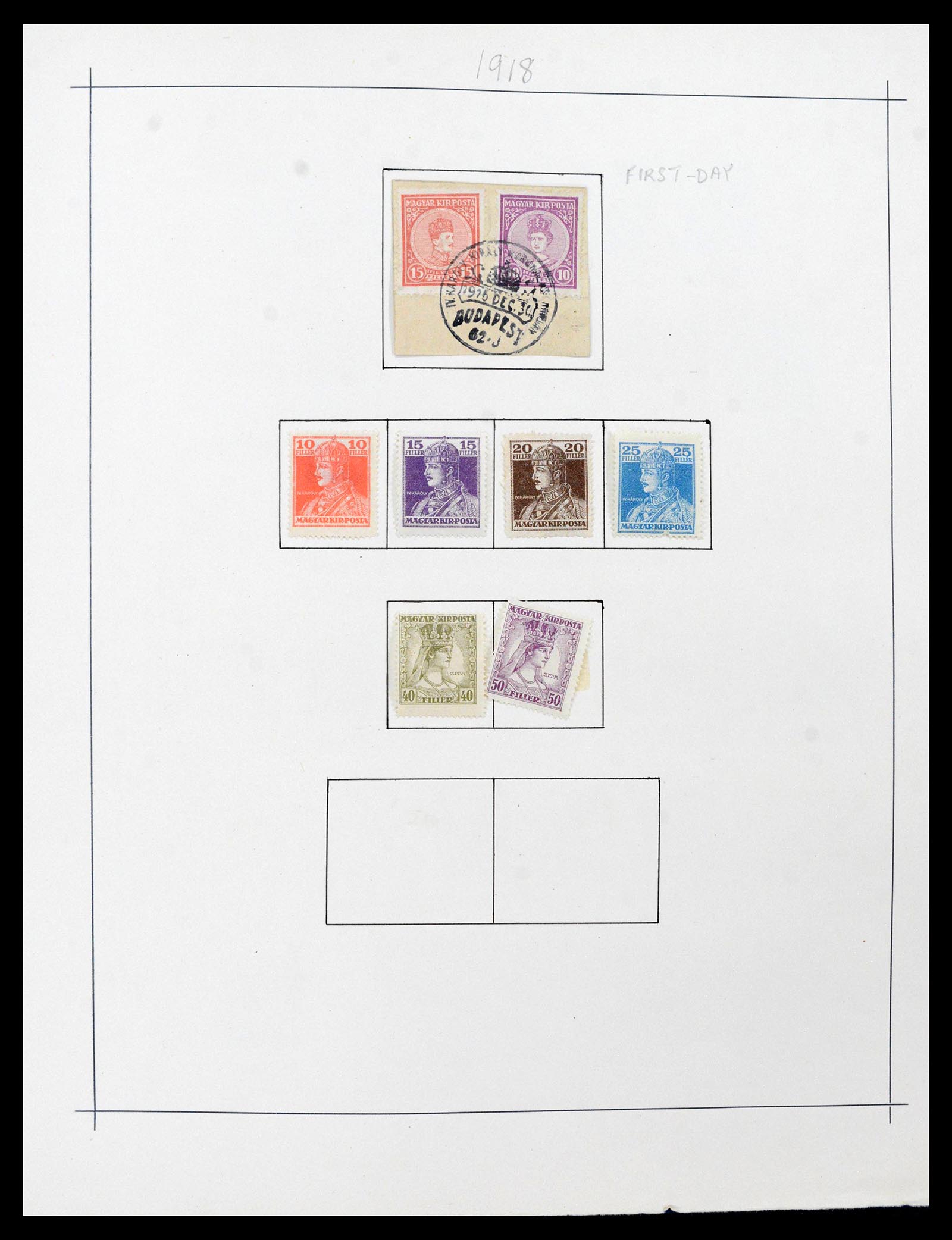 39107 0016 - Stamp collection 39107 Hungary 1871-1963.