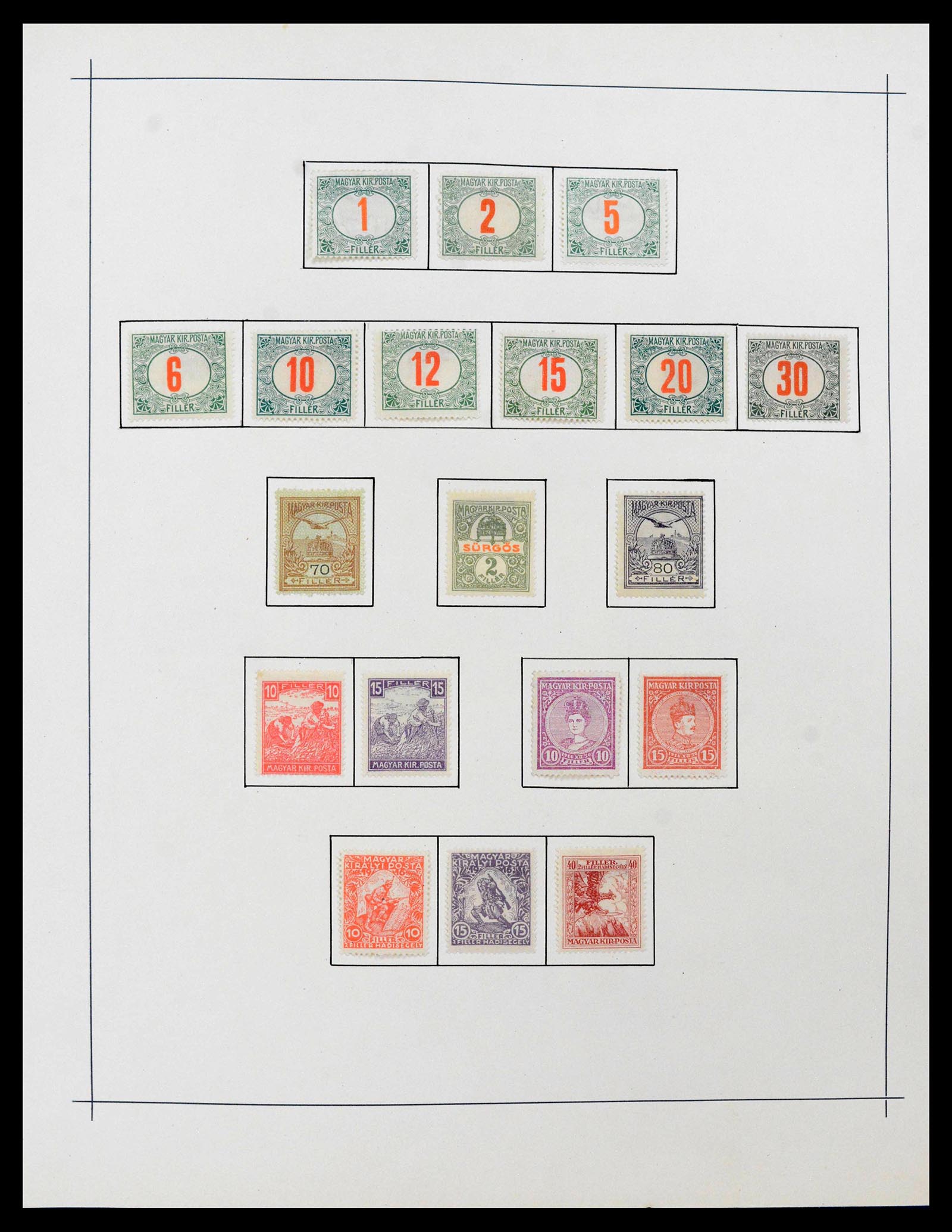 39107 0019 - Stamp collection 39107 Hungary 1871-1963.