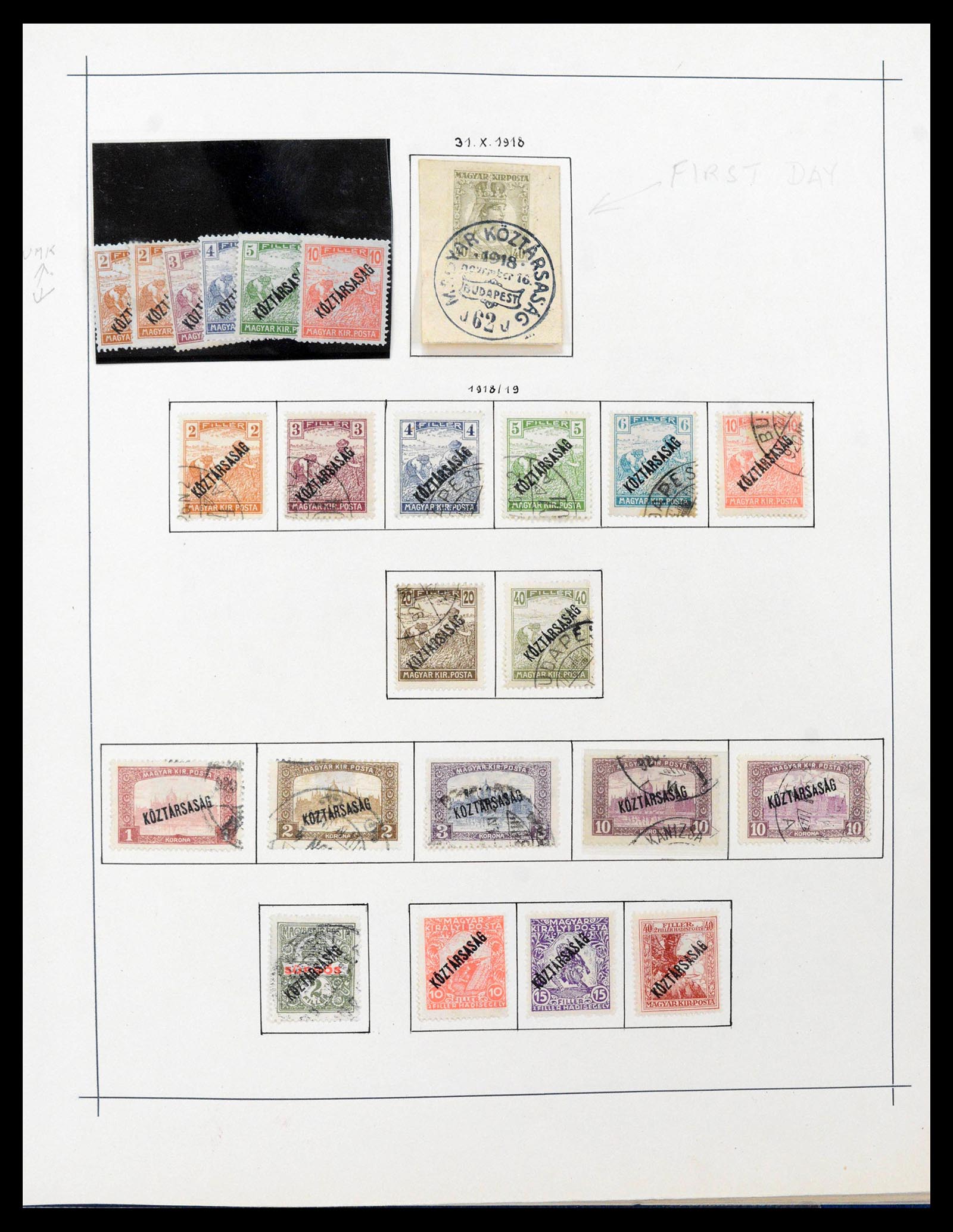 39107 0021 - Stamp collection 39107 Hungary 1871-1963.