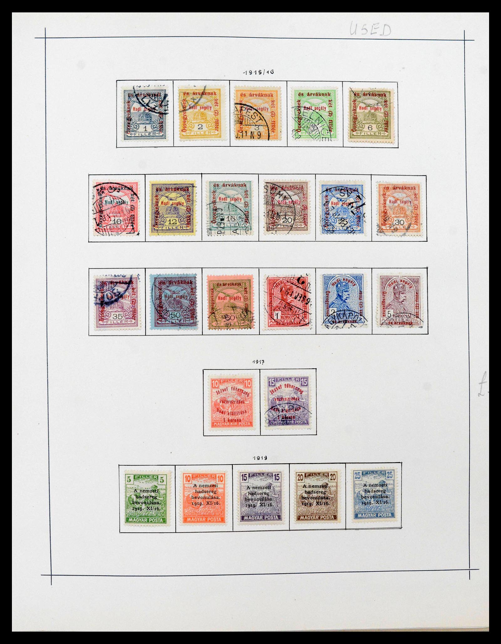 39107 0022 - Stamp collection 39107 Hungary 1871-1963.