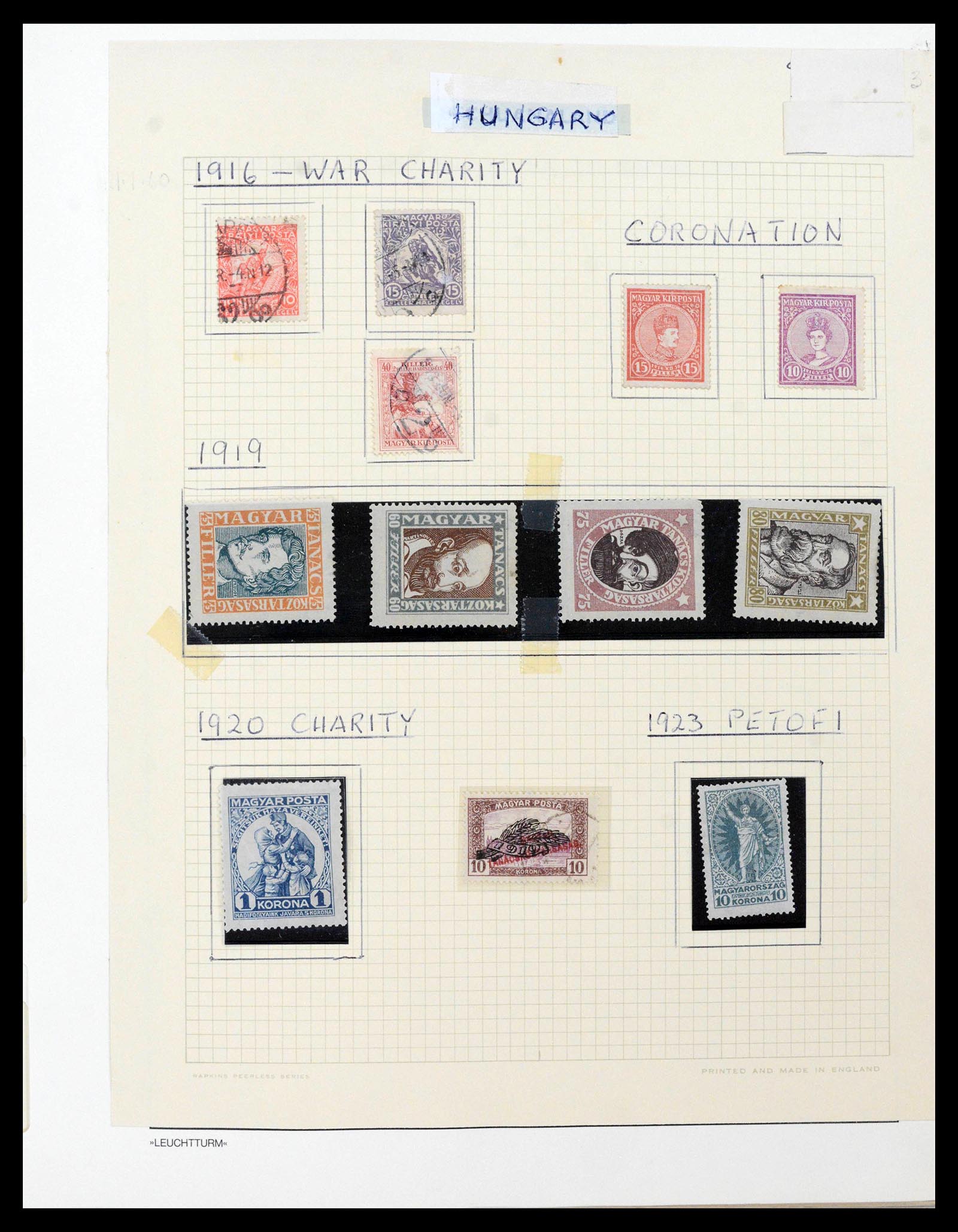 39107 0023 - Stamp collection 39107 Hungary 1871-1963.