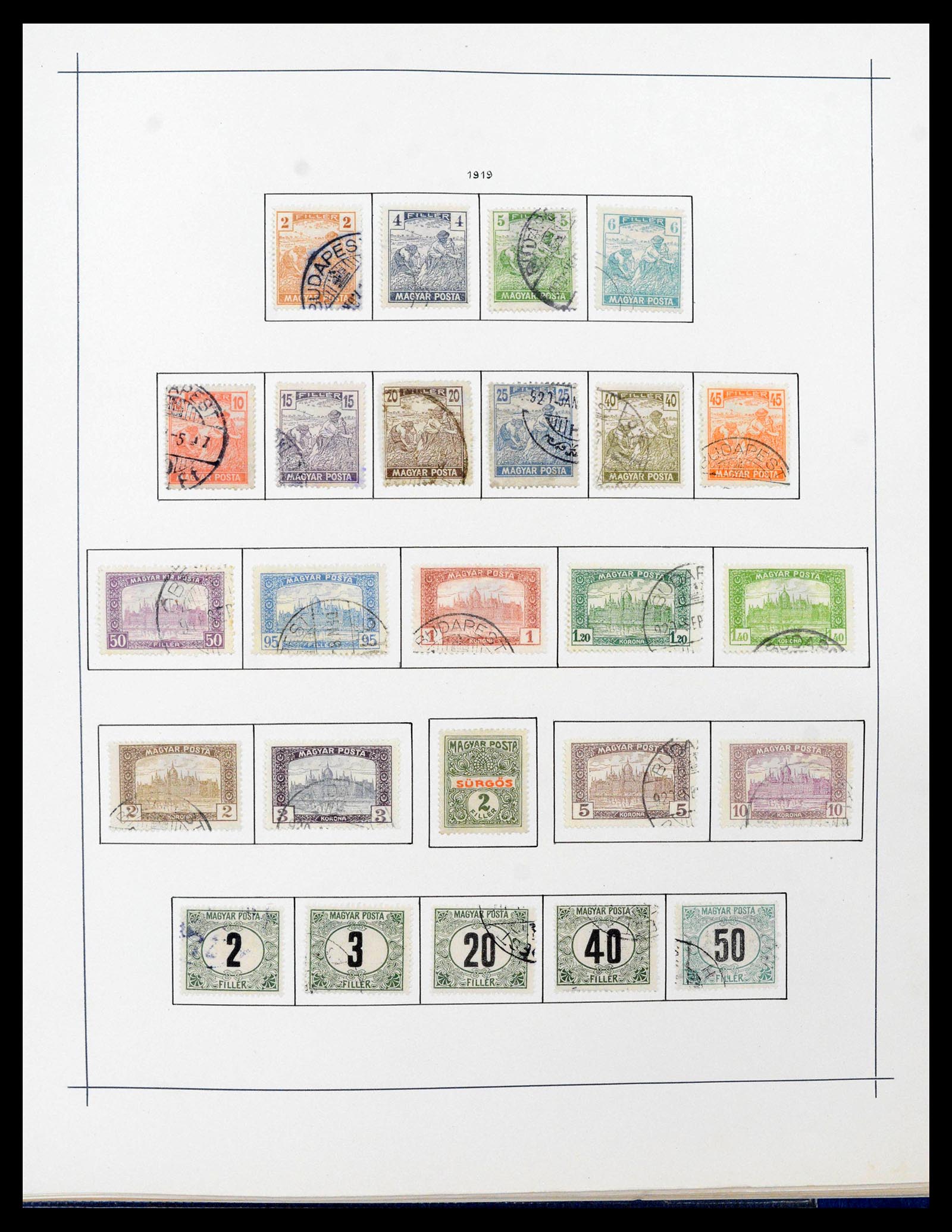39107 0030 - Stamp collection 39107 Hungary 1871-1963.