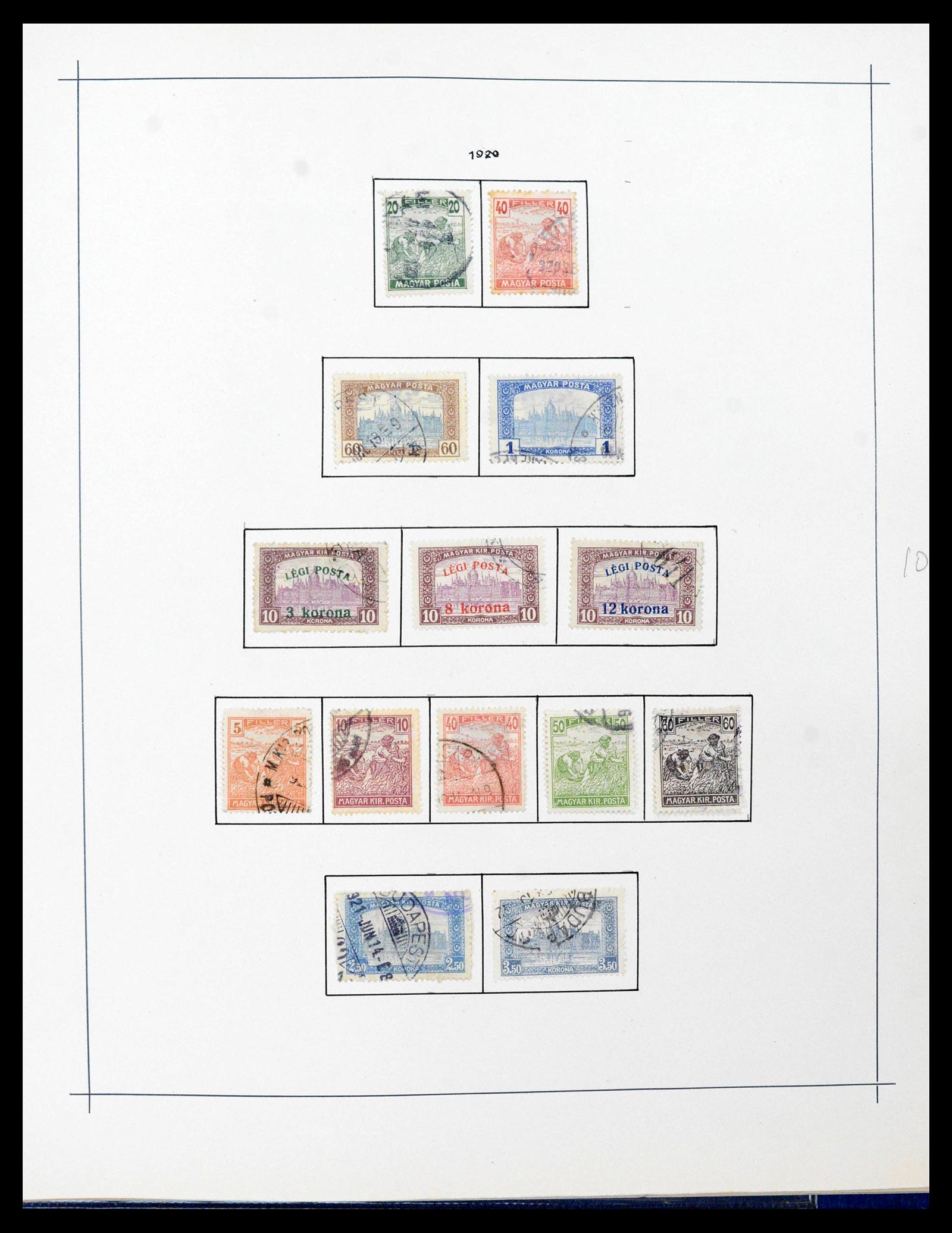 39107 0034 - Stamp collection 39107 Hungary 1871-1963.