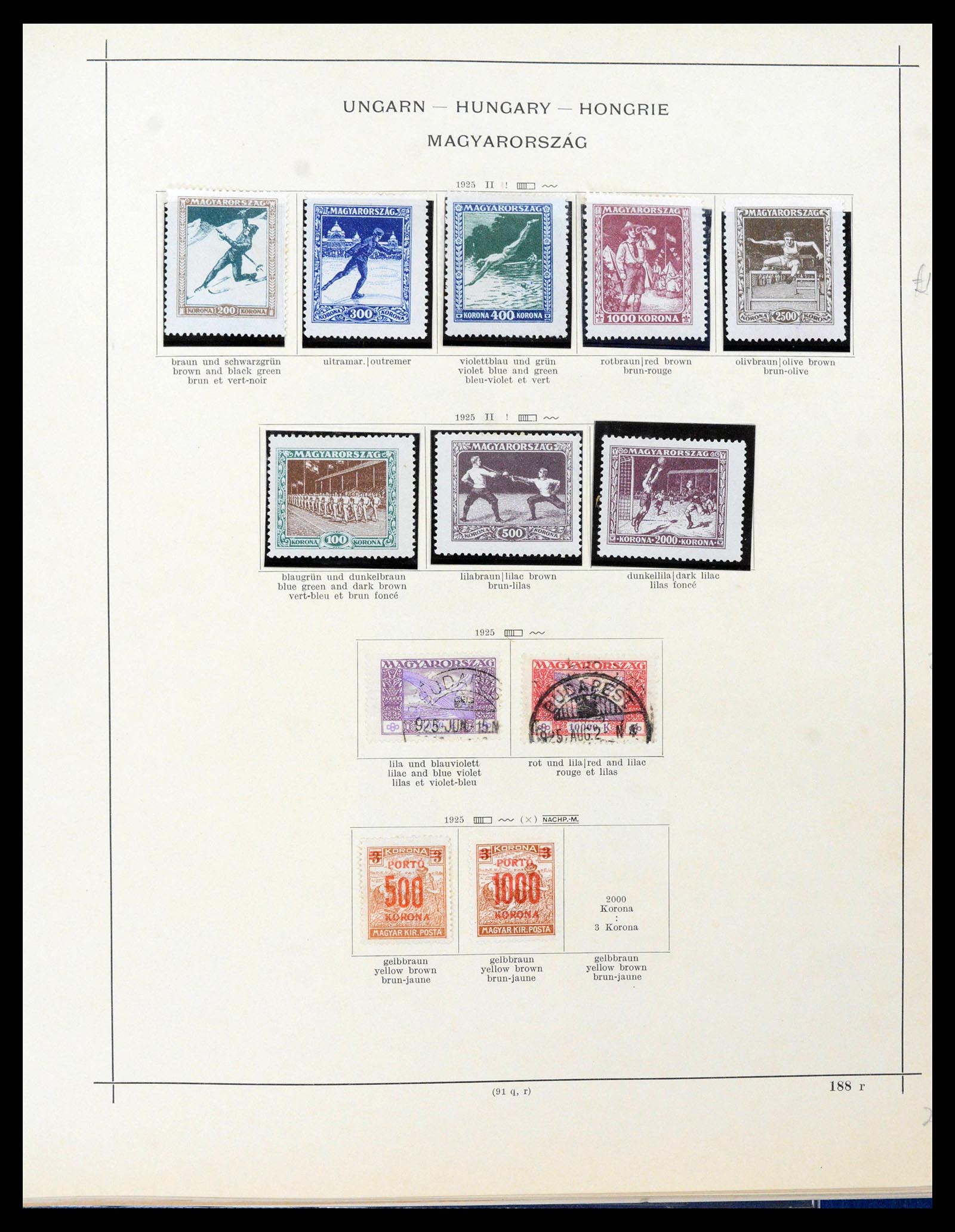 39107 0041 - Stamp collection 39107 Hungary 1871-1963.