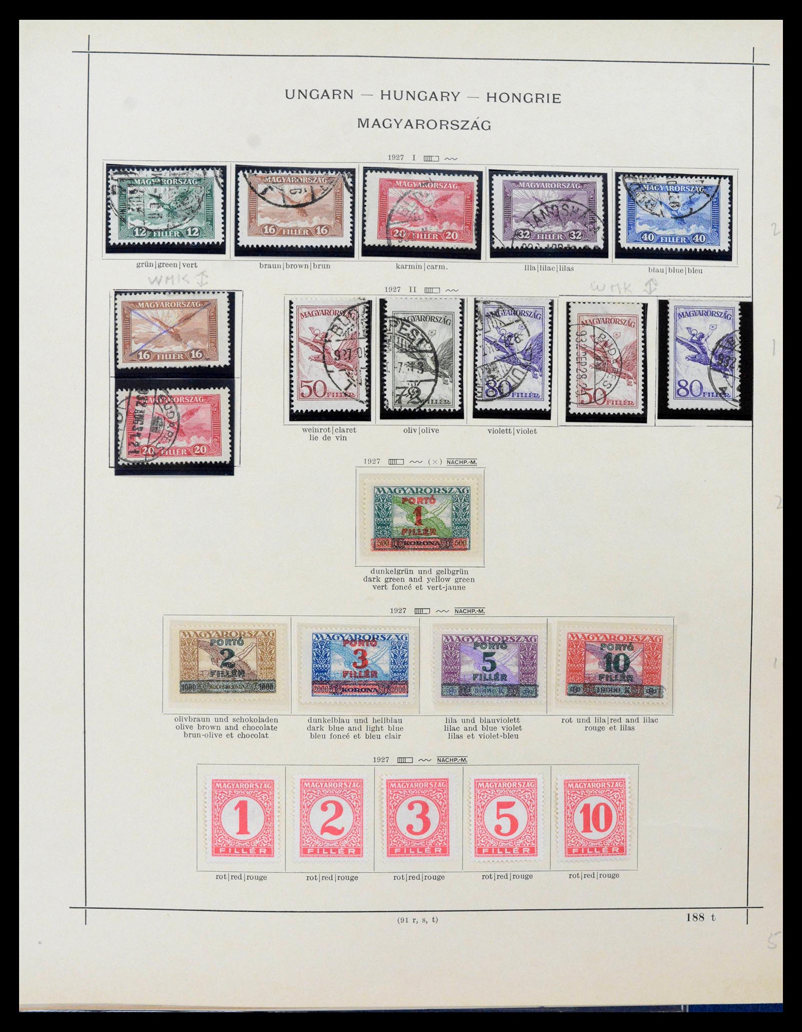 39107 0043 - Stamp collection 39107 Hungary 1871-1963.